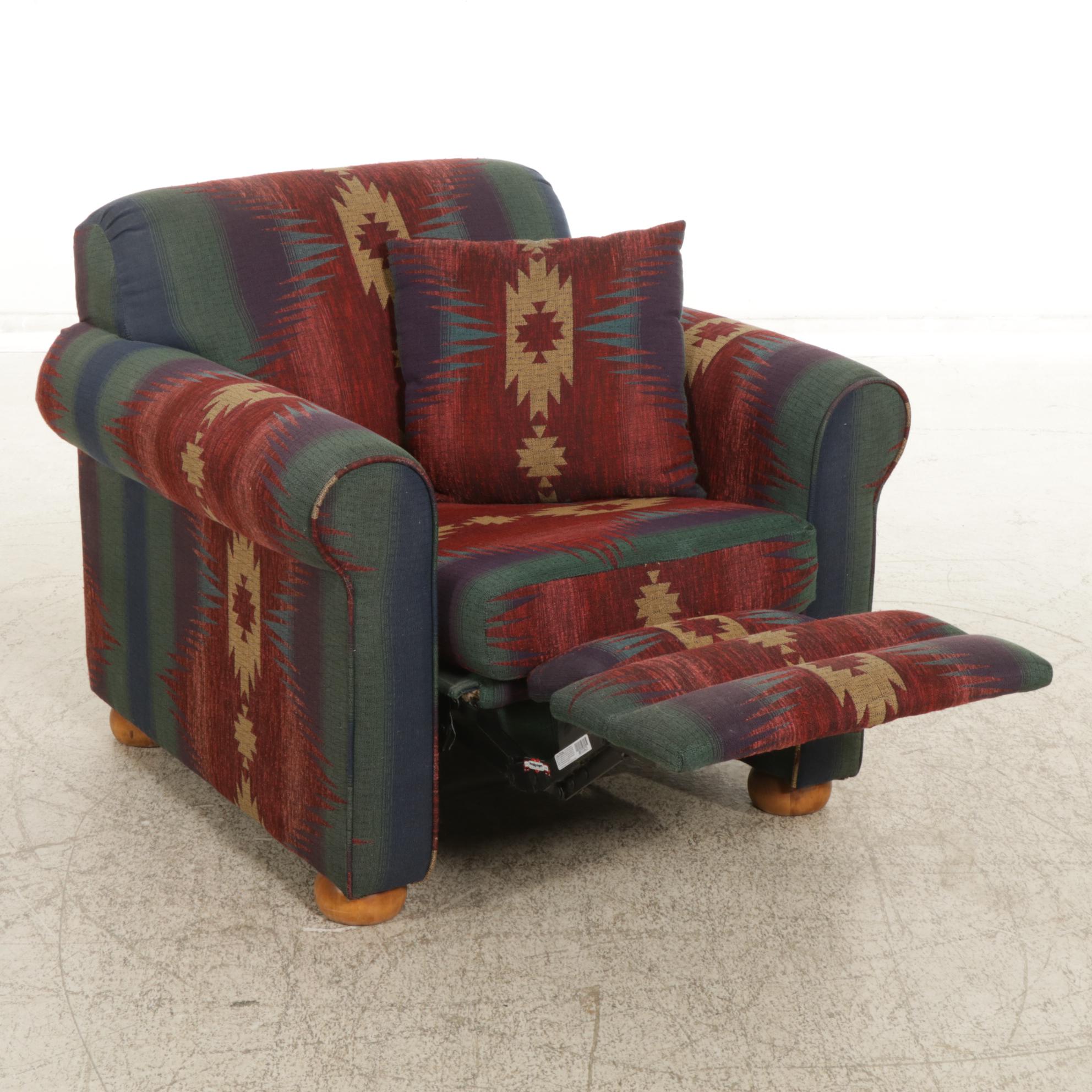 Lazarus "Genuine Peoploungers" Upholstered Lounge Chair, Late 20th Century