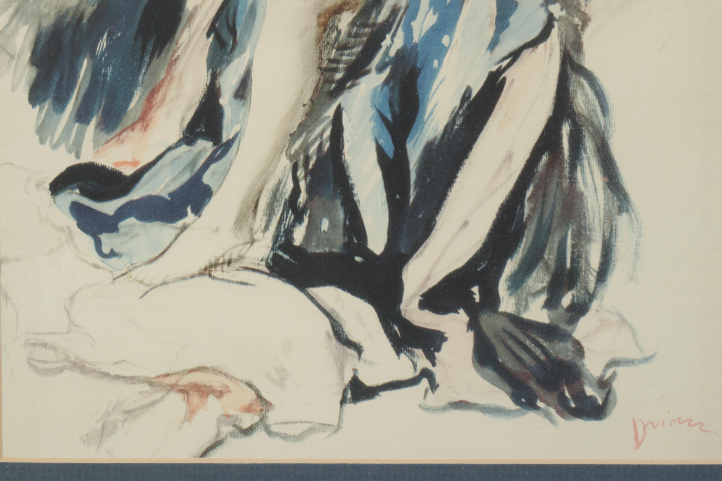 Giclée after Adrien Désiré Étienne "Veiled Nudity"