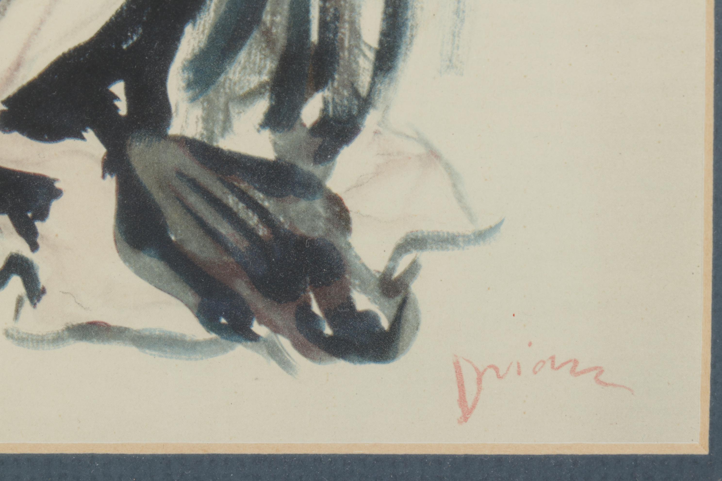 Giclée after Adrien Désiré Étienne "Veiled Nudity"