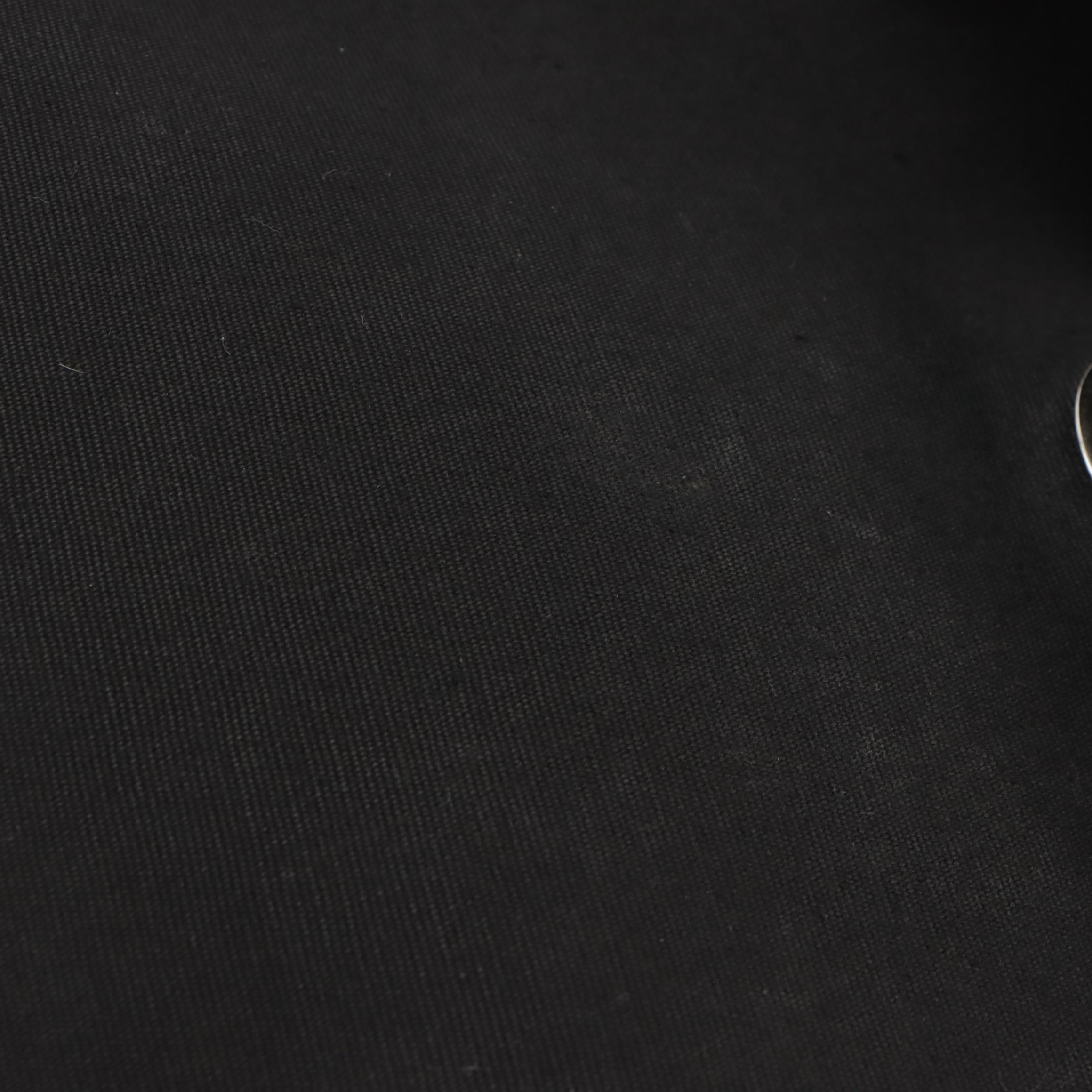 Hermès Herbag à Dos Convertible Backpack in Noir Canvas Toile & Calfskin Leather