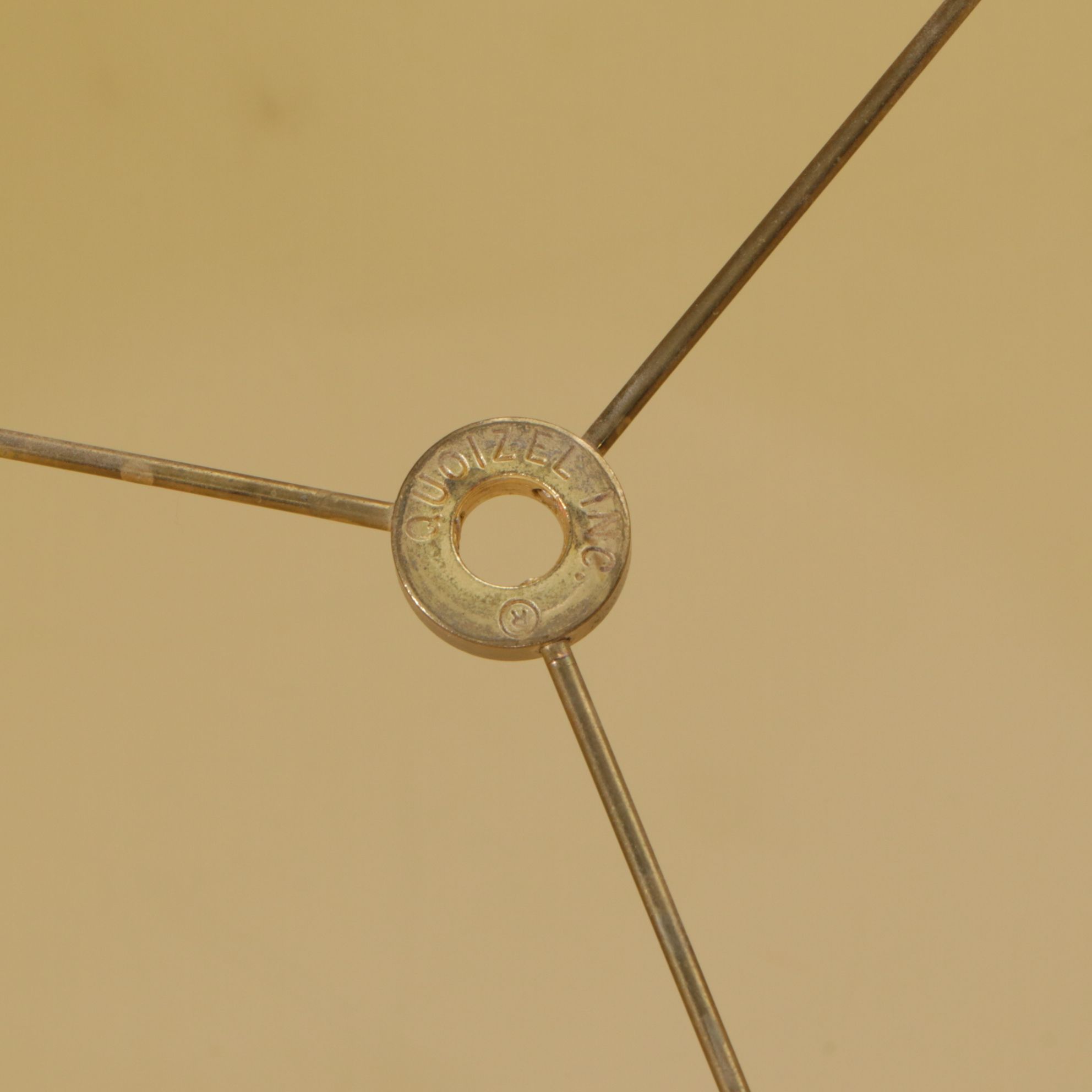 Quoizel Brass Swing-Arm Floor Lamp, 21st Century