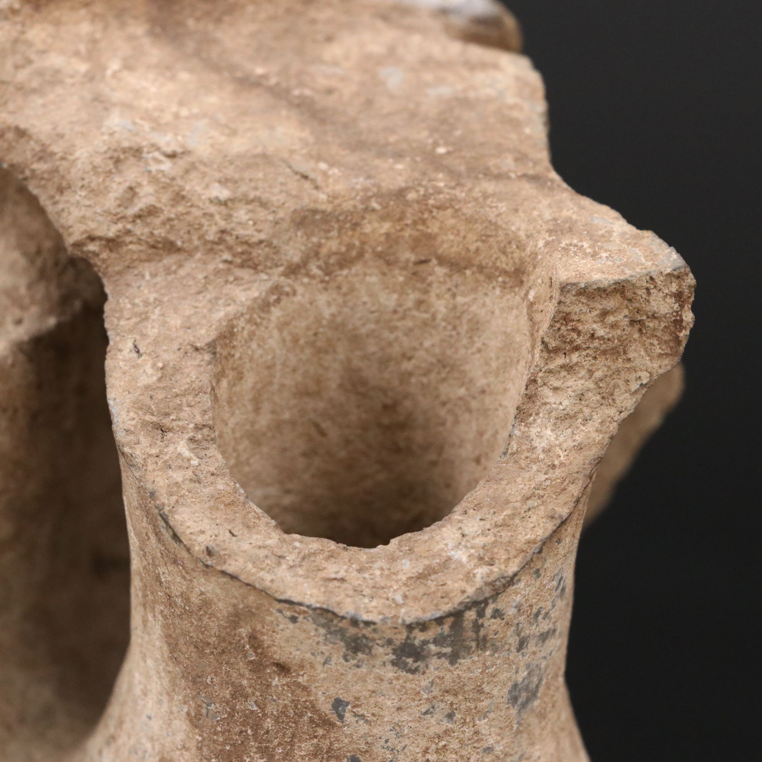 Pre-Columbian Zapotec Seated God Figural Urn, Circa 600–900 CE