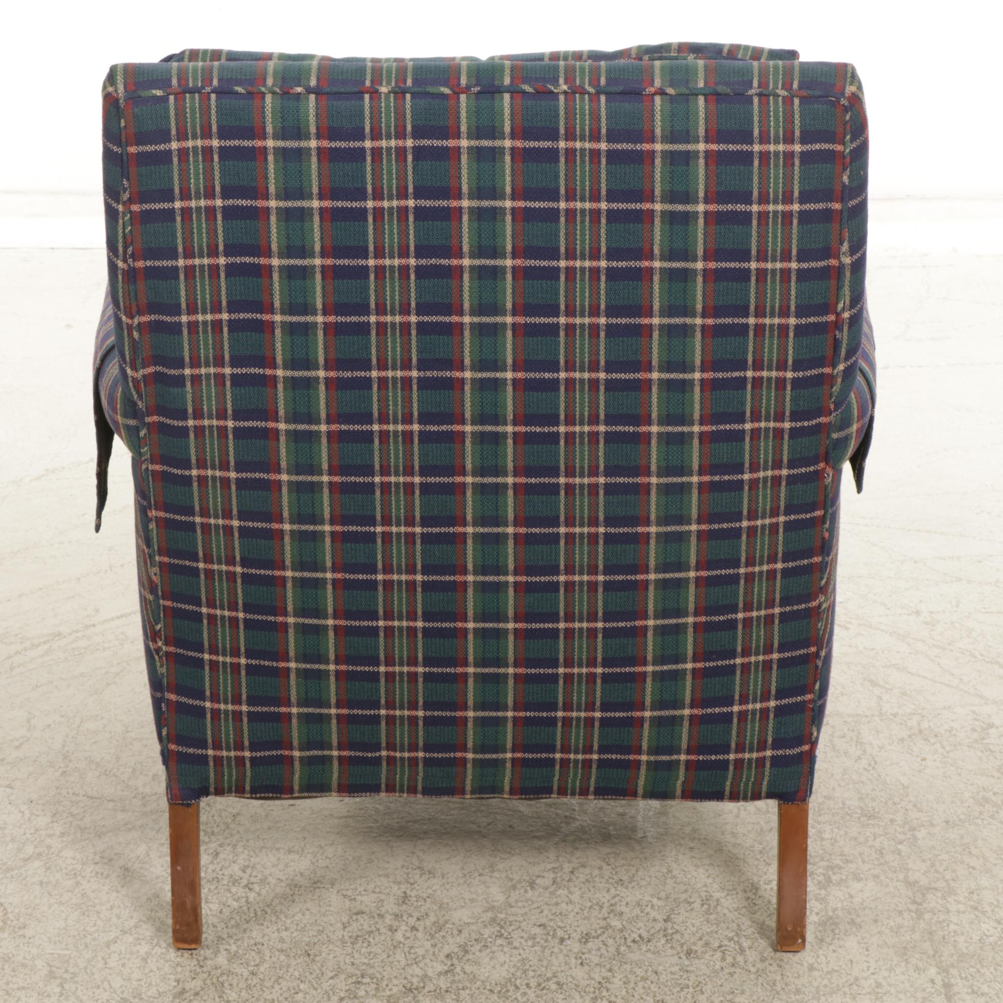 French Provincial Style Upholstered Armchair, Late 20th Century