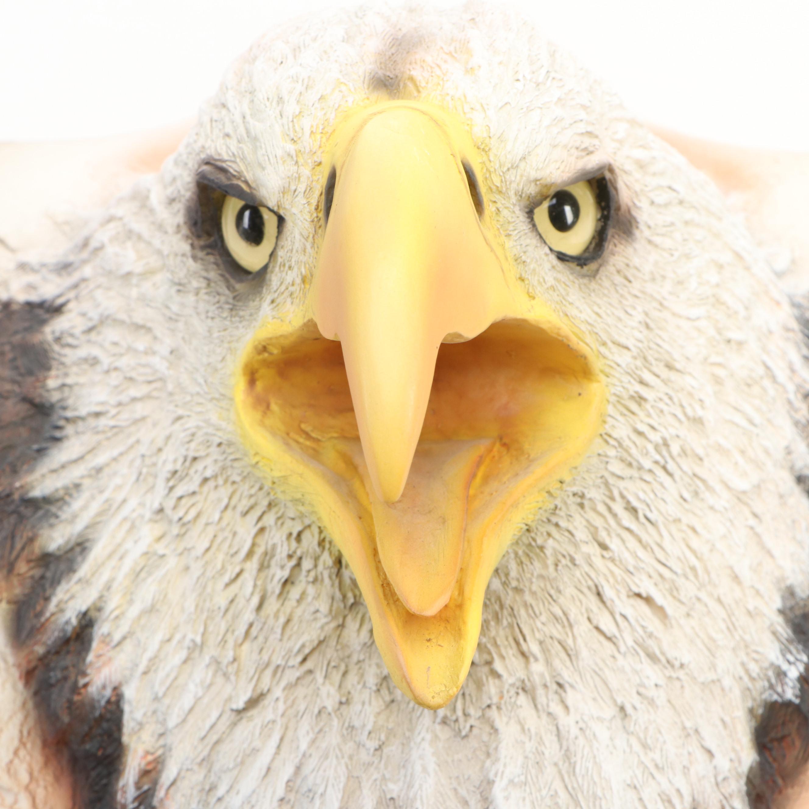 Paul R. Carrico "Sacred Spirit II" Ltd. Ed. Resin Bison Skull & Eagle Head