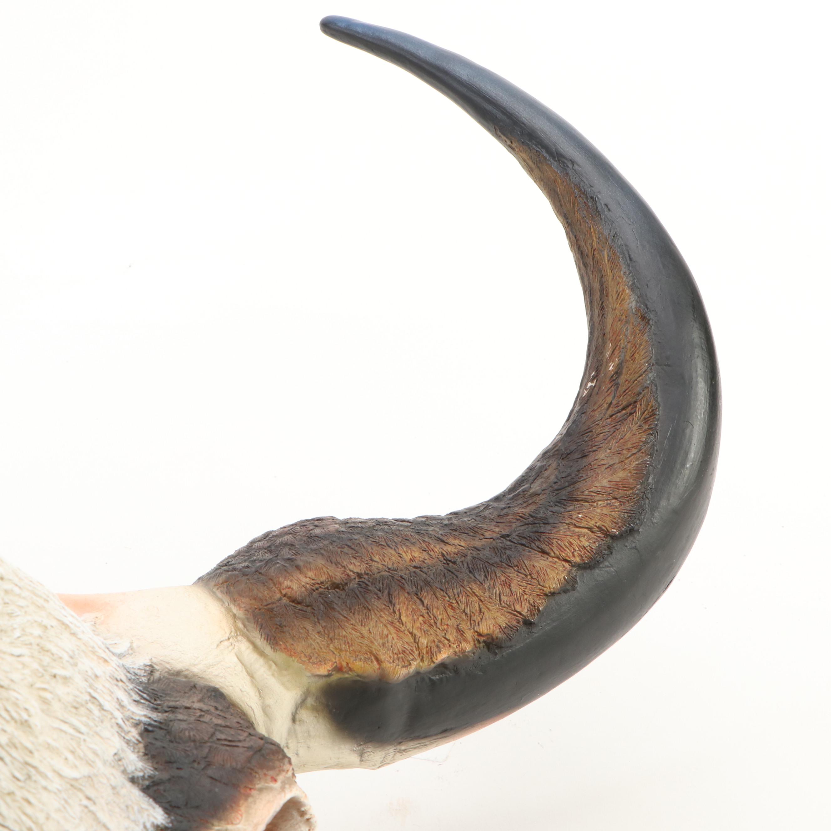 Paul R. Carrico "Sacred Spirit II" Ltd. Ed. Resin Bison Skull & Eagle Head