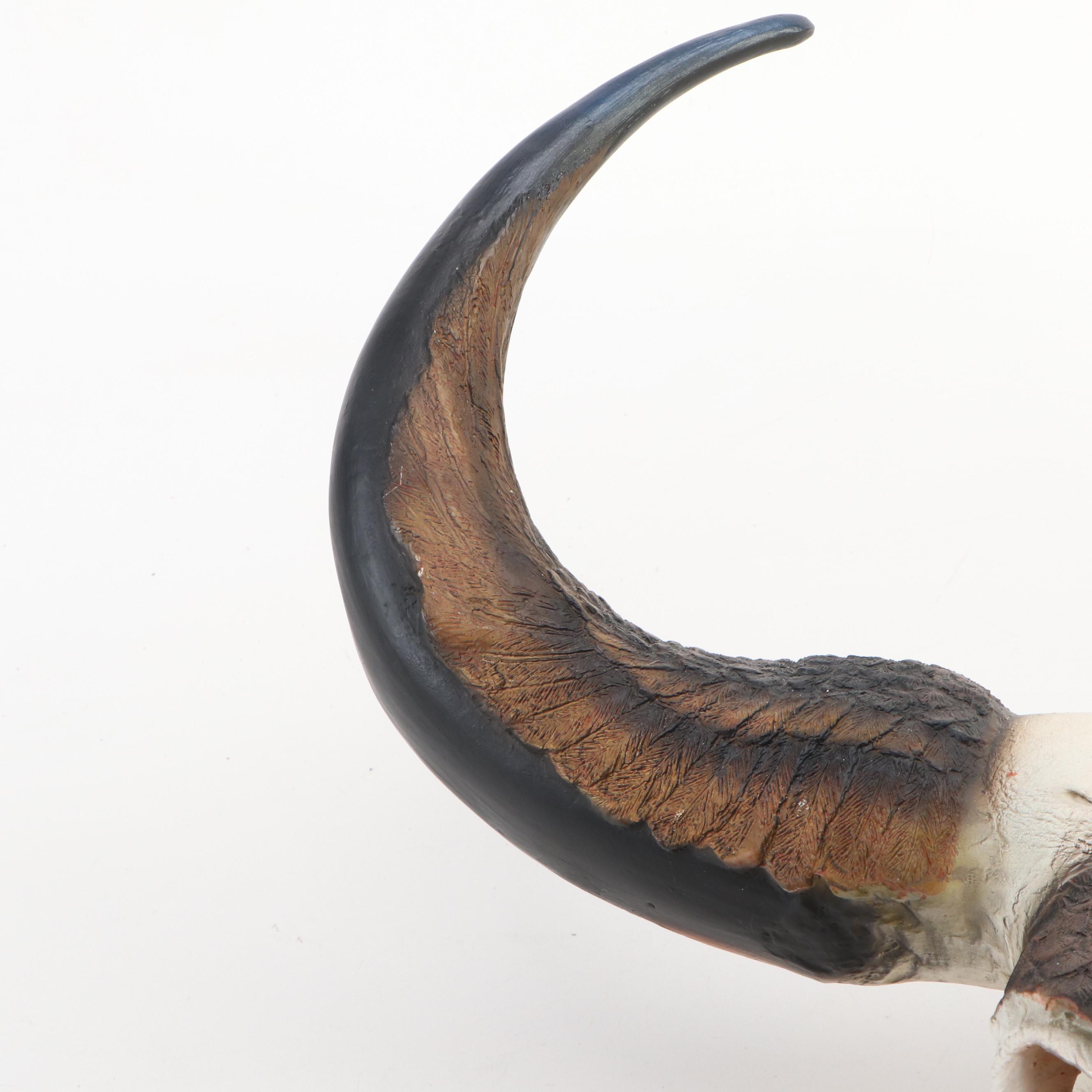 Paul R. Carrico "Sacred Spirit II" Ltd. Ed. Resin Bison Skull & Eagle Head