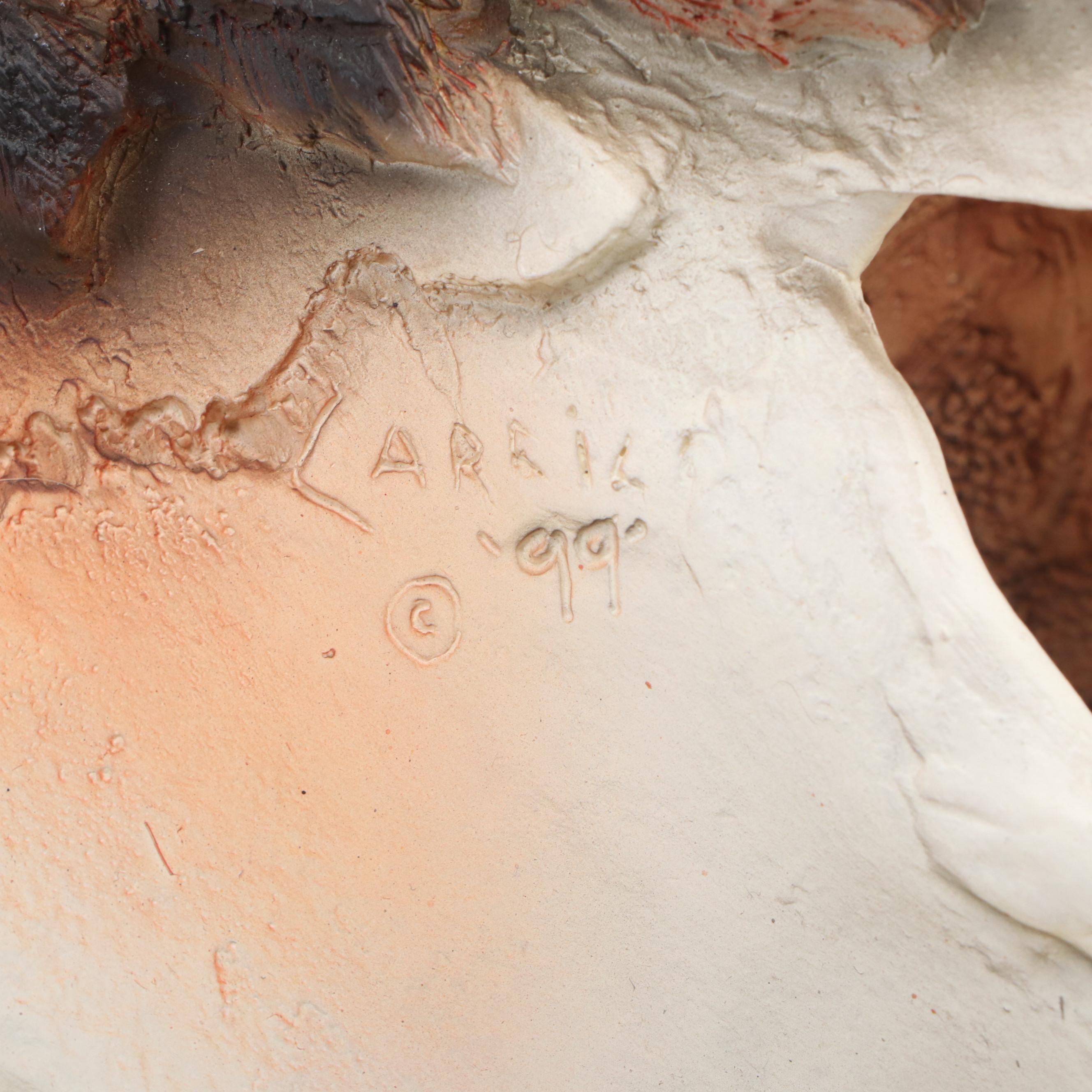 Paul R. Carrico "Sacred Spirit II" Ltd. Ed. Resin Bison Skull & Eagle Head