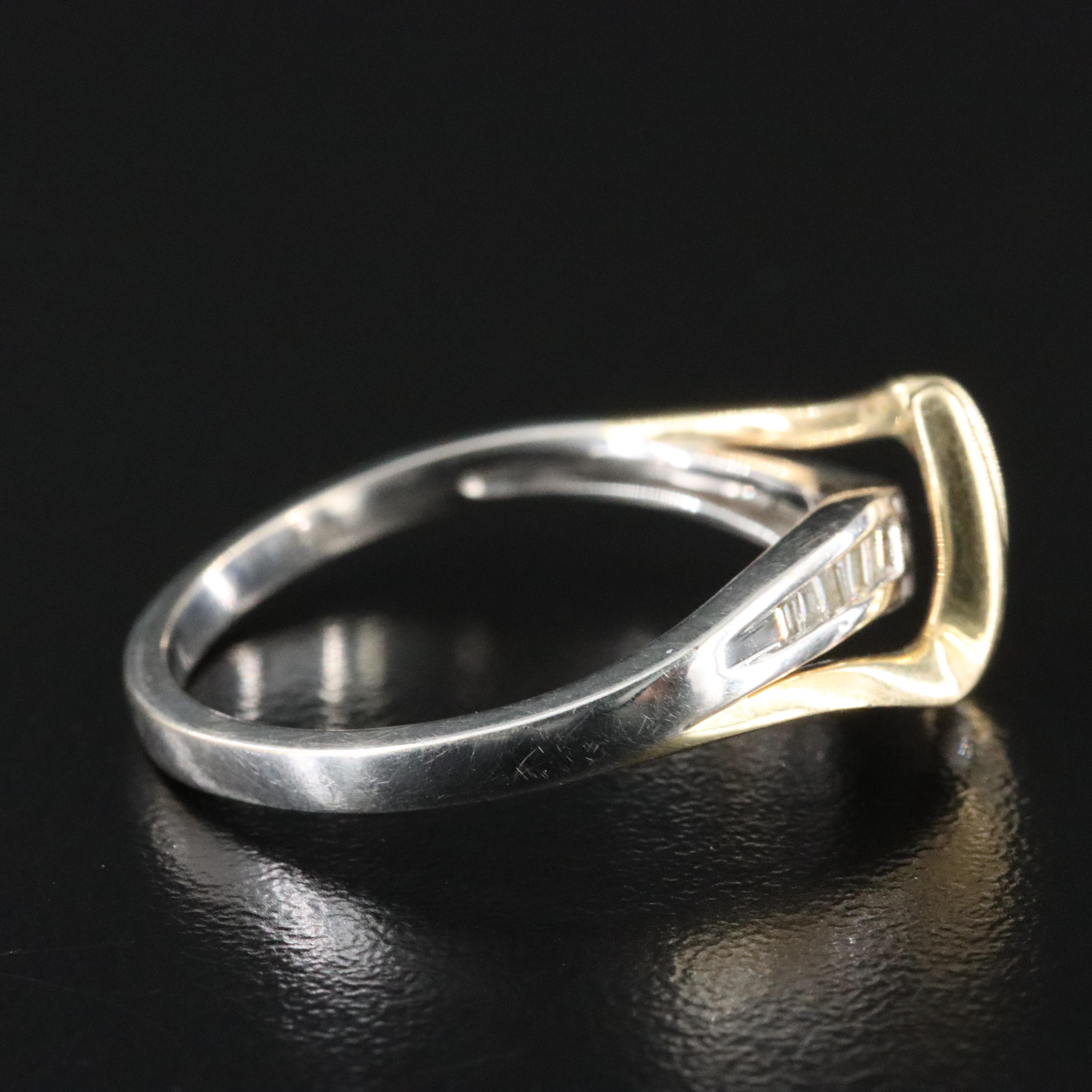14K Two-Tone 0.49 CTW Diamond Ring