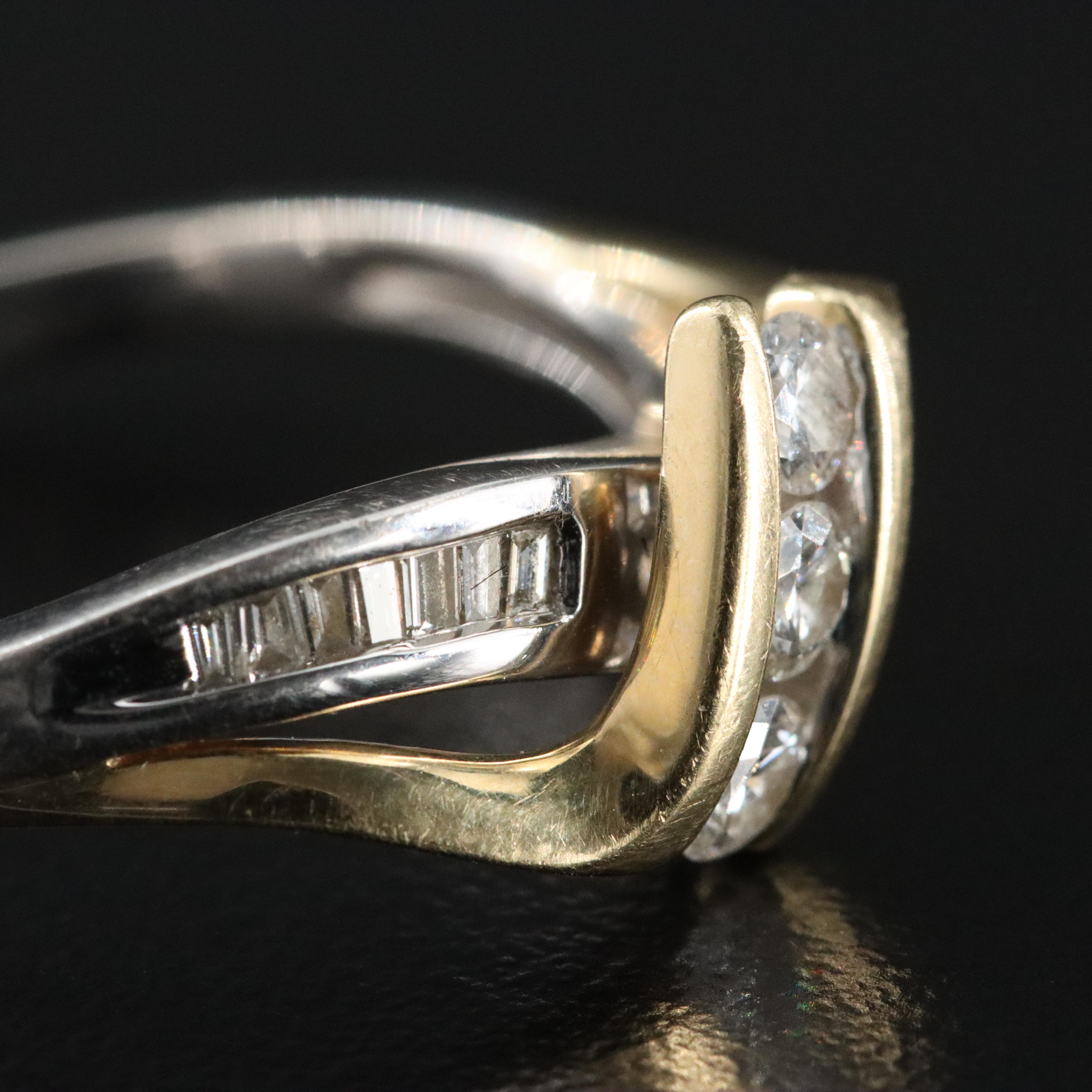 14K Two-Tone 0.49 CTW Diamond Ring