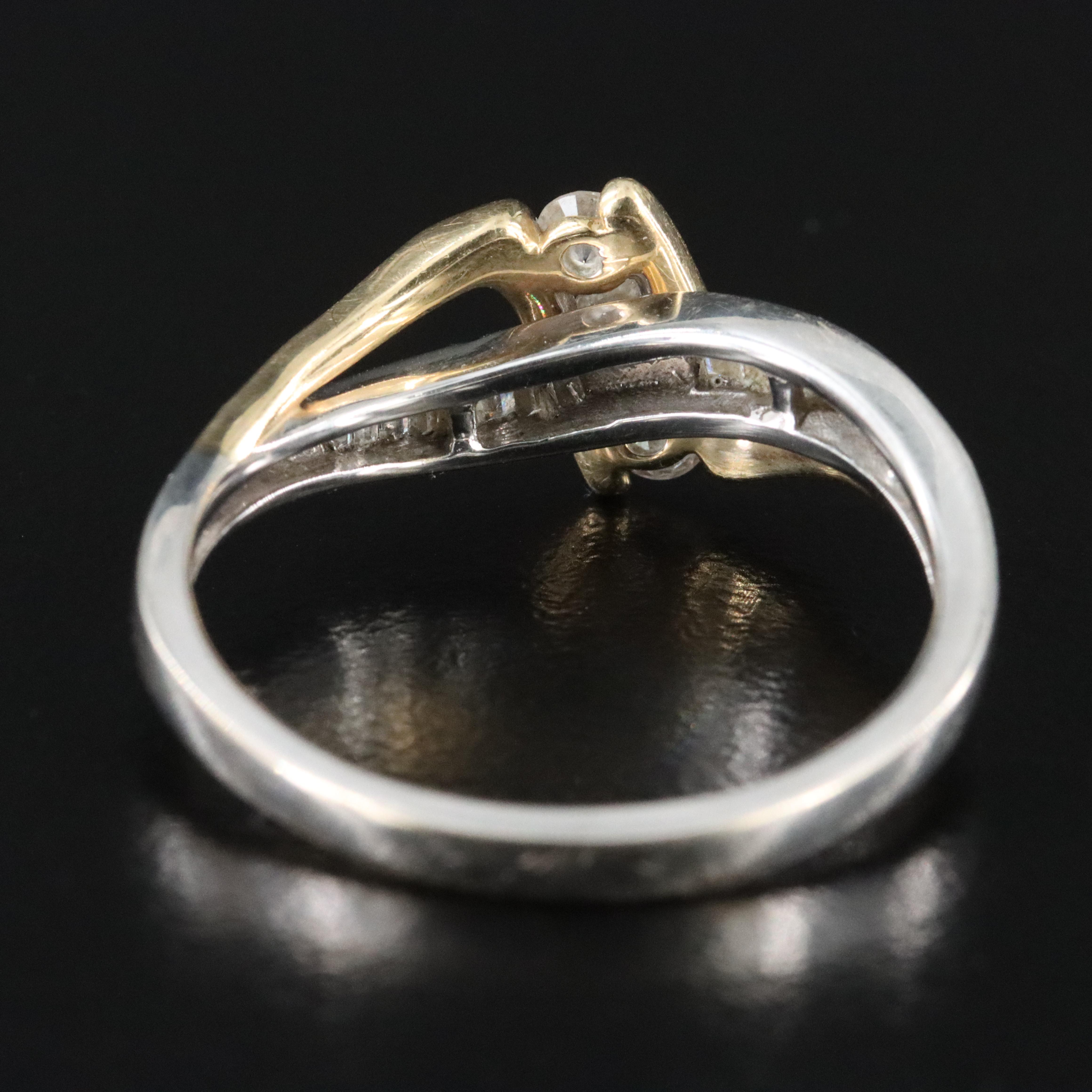 14K Two-Tone 0.49 CTW Diamond Ring