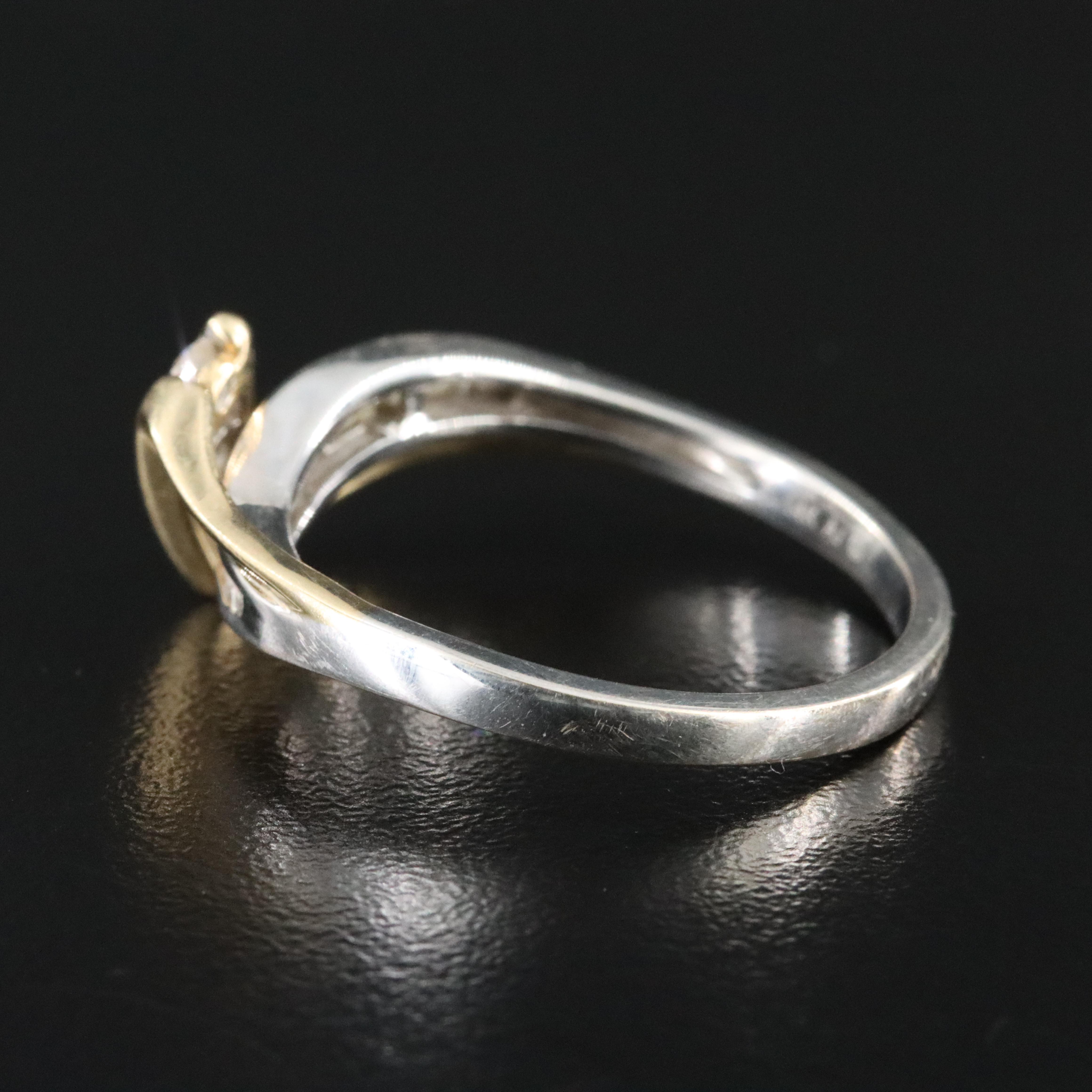 14K Two-Tone 0.49 CTW Diamond Ring