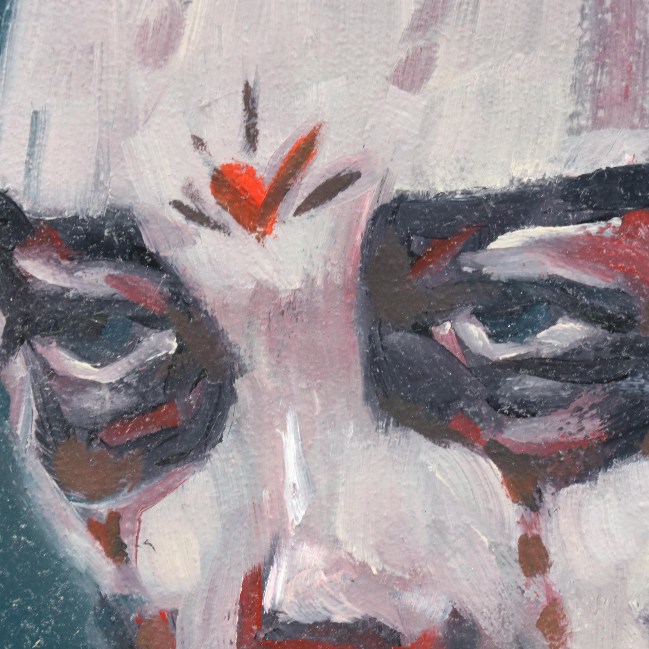 Alex Chavez Stylized Oil Portrait "Dead Joe," 2019