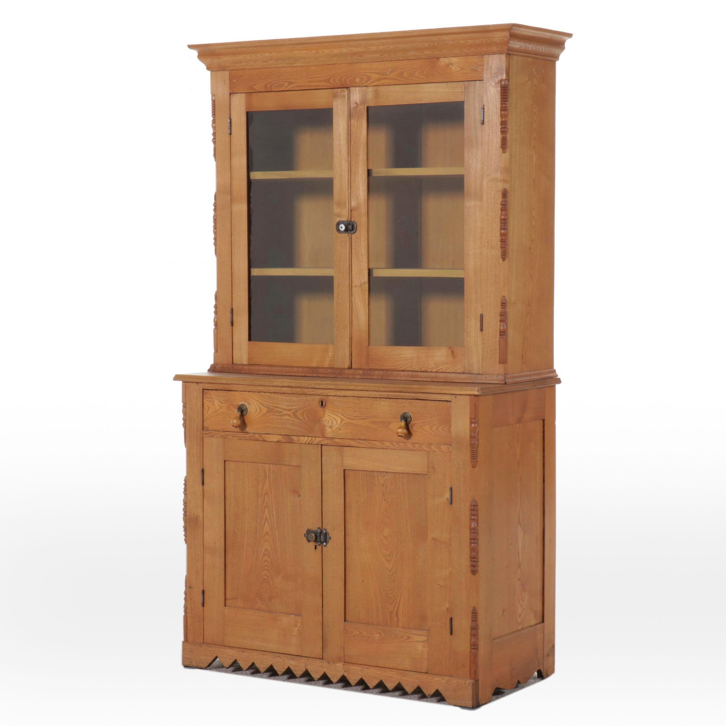 Oak Kitchen Cabinet, Early to Mid-20th Century