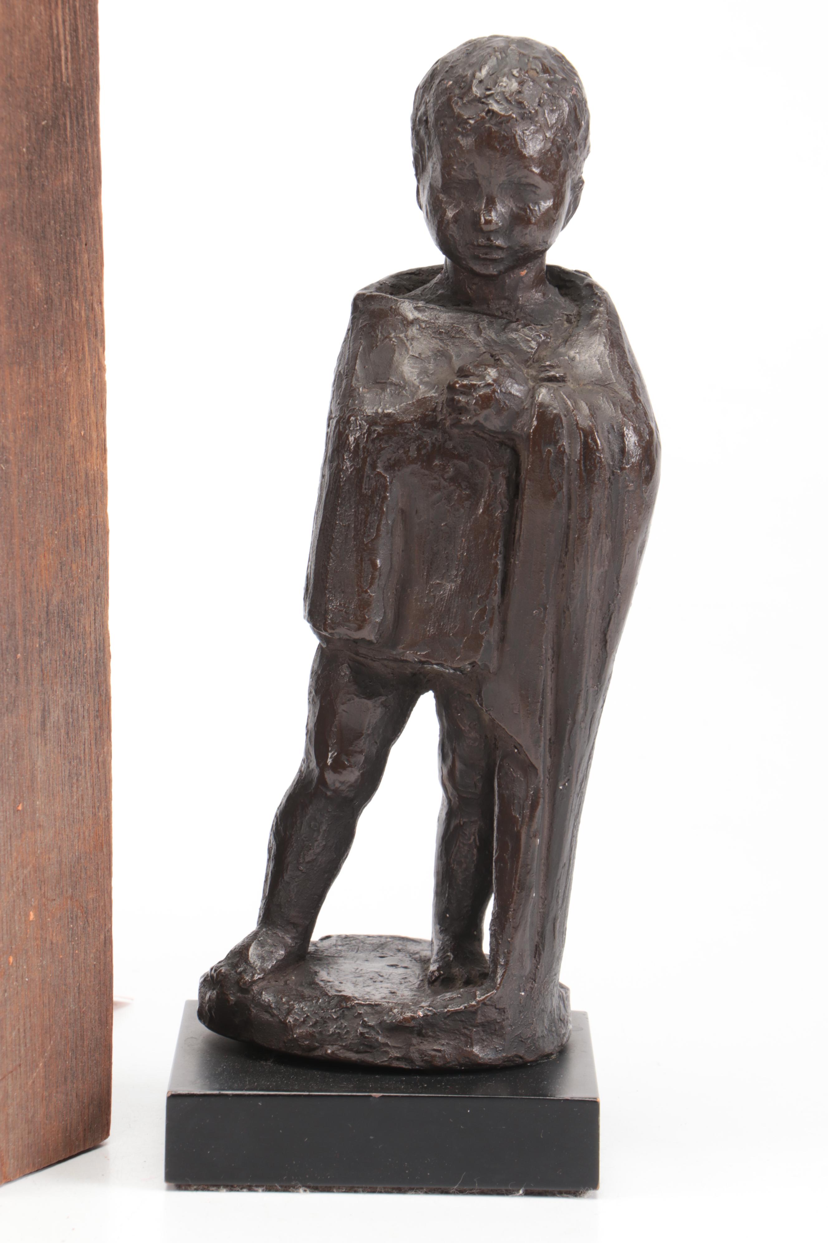 Carved Wood Madonna and Child Wall Hanging with More Décor