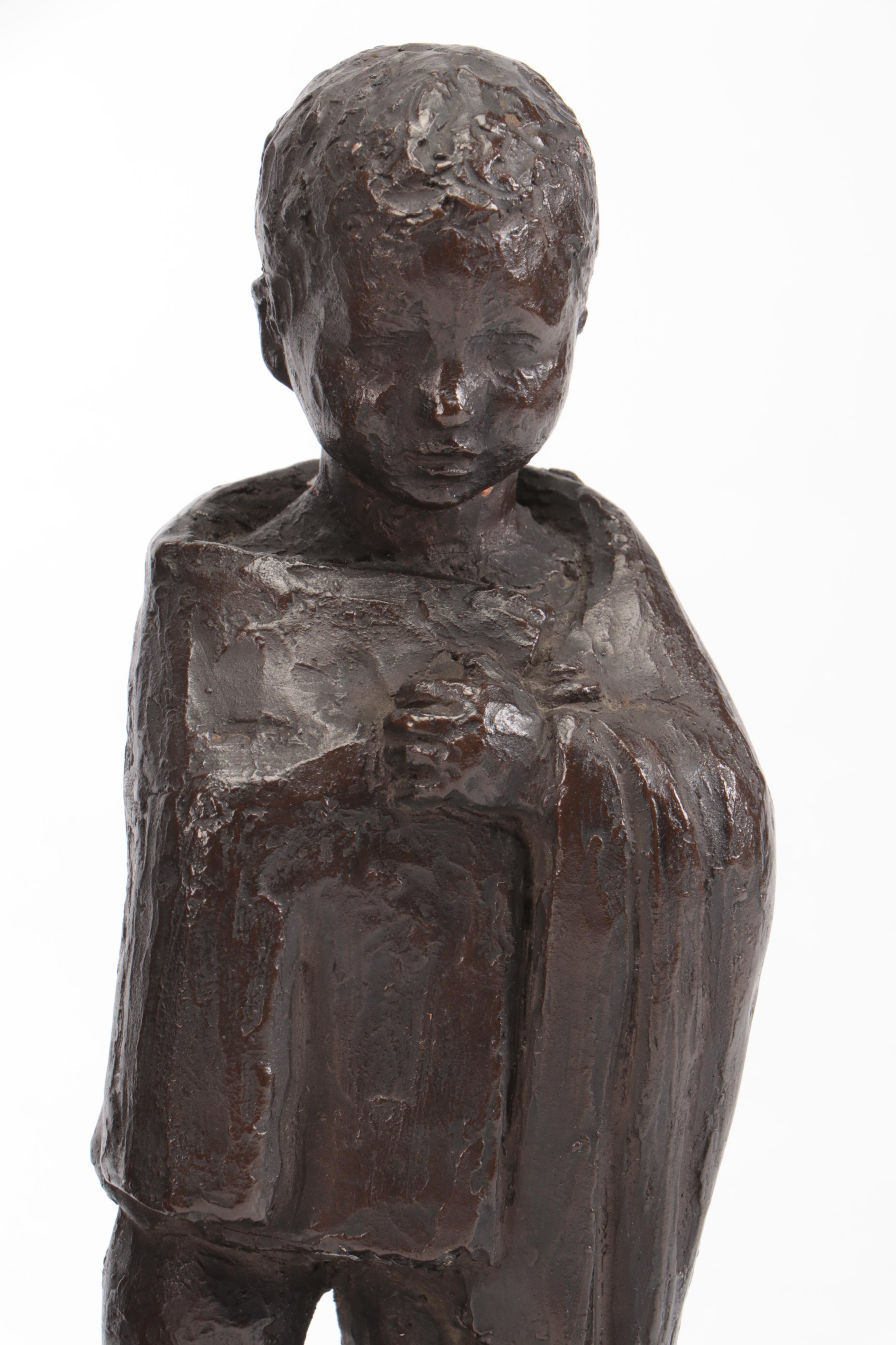 Carved Wood Madonna and Child Wall Hanging with More Décor