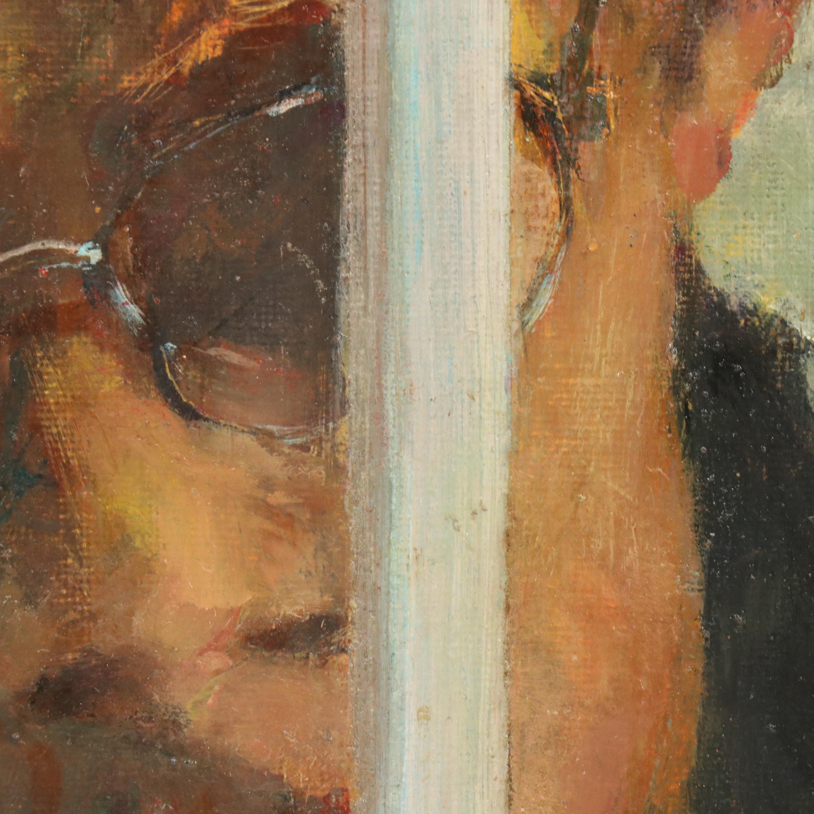 Kevin Kasik "Brittney" Portrait Oil Painting, 2022