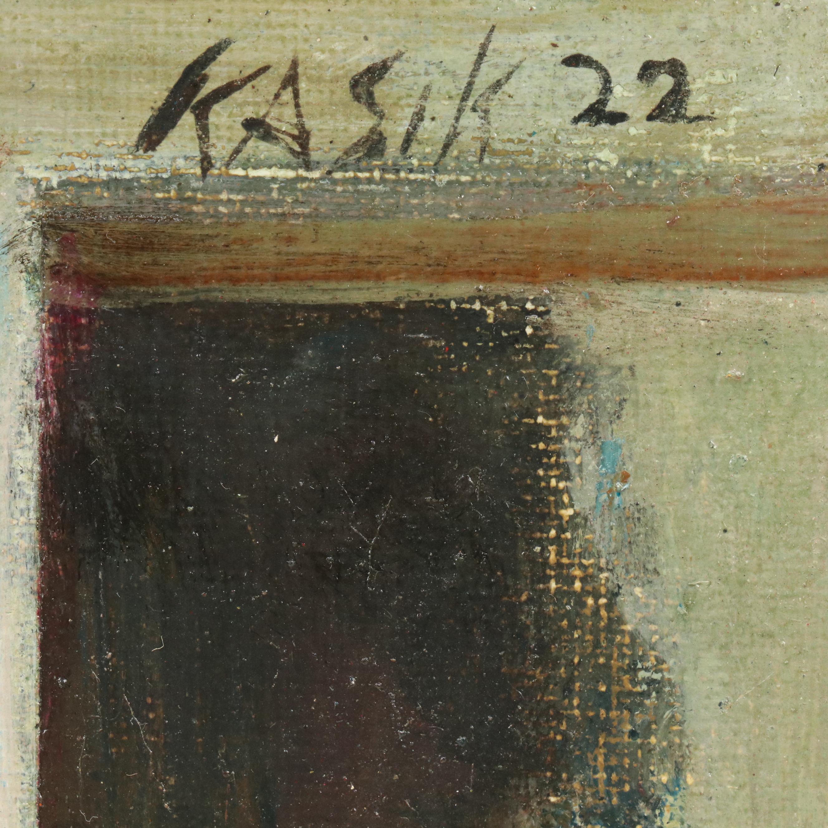 Kevin Kasik "Brittney" Portrait Oil Painting, 2022