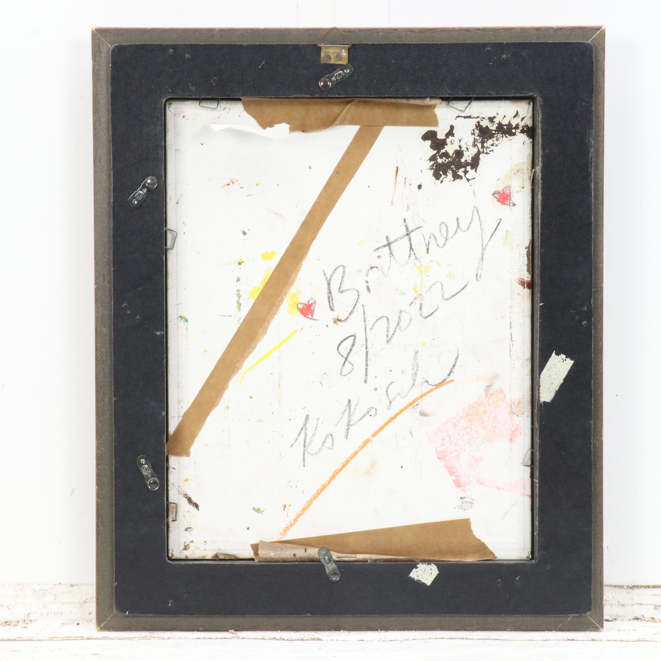 Kevin Kasik "Brittney" Portrait Oil Painting, 2022