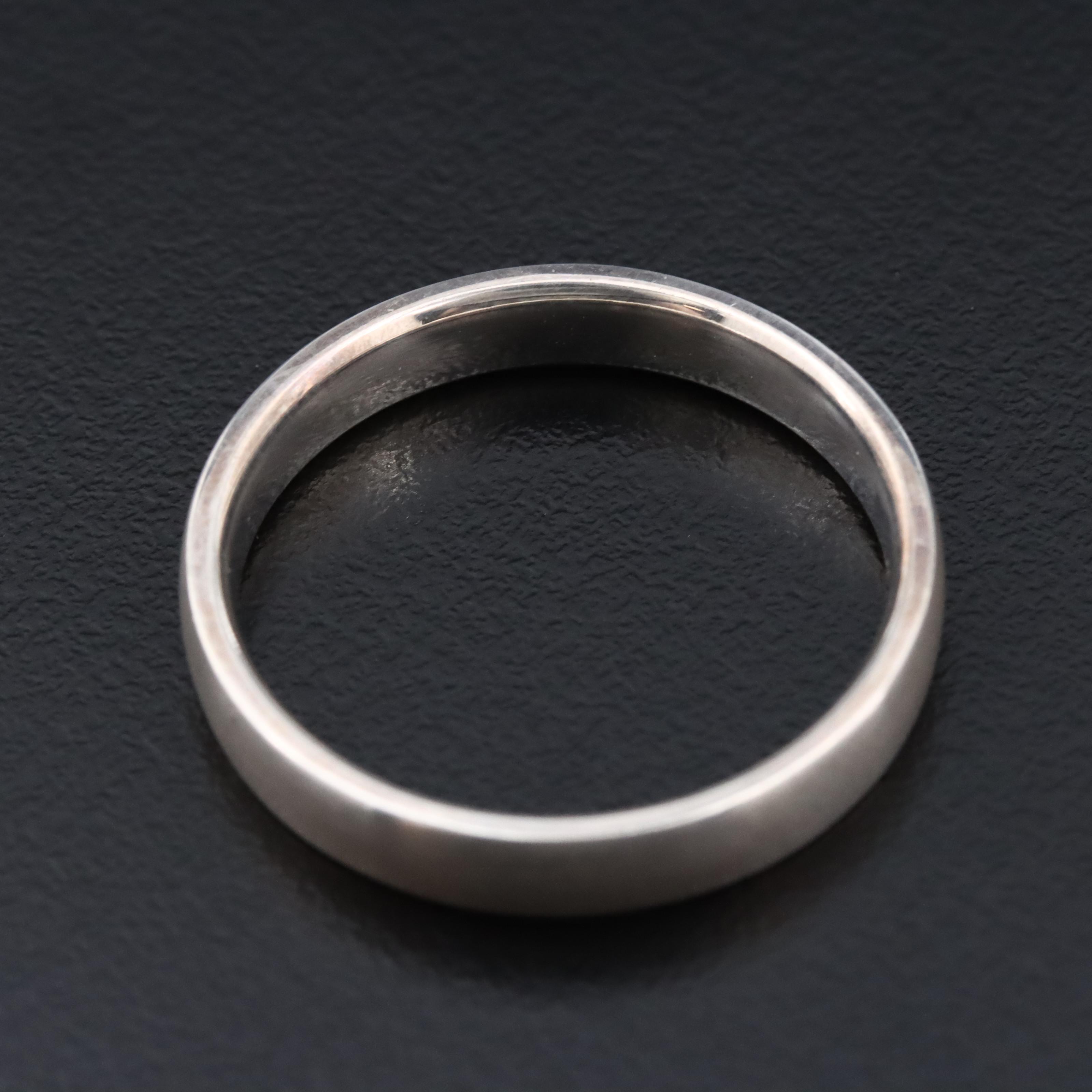 935 Silver Band with Brush Finish