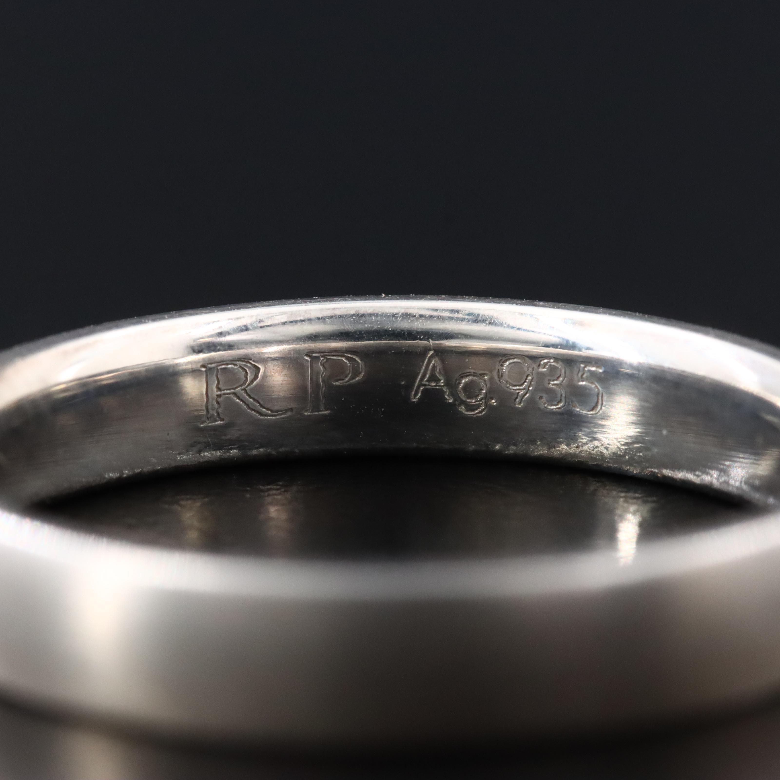 935 Silver Band with Brush Finish