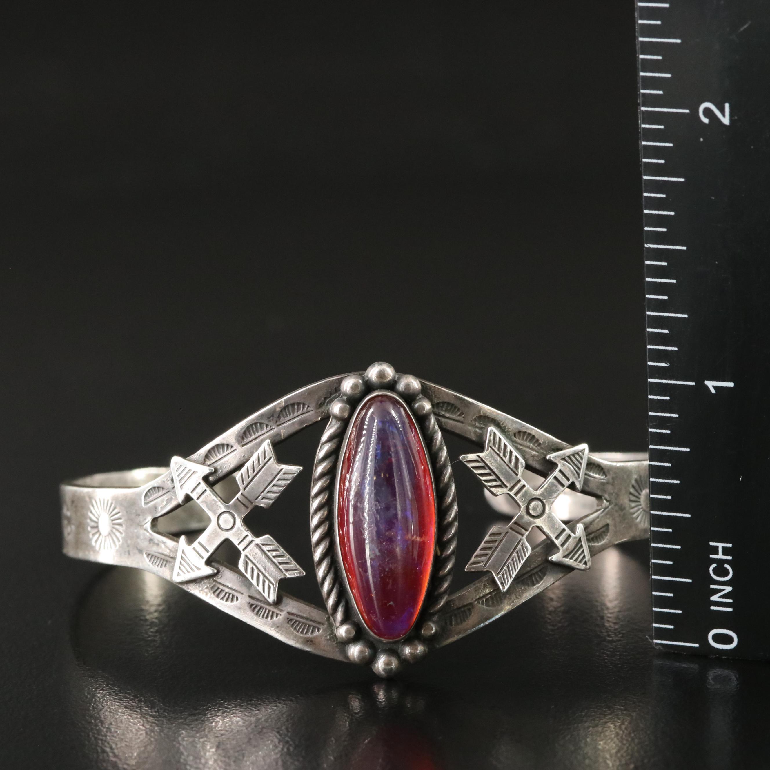 Dragons Breath Cuff and Thunderbird Featured in Southwestern Sterling Jewelry