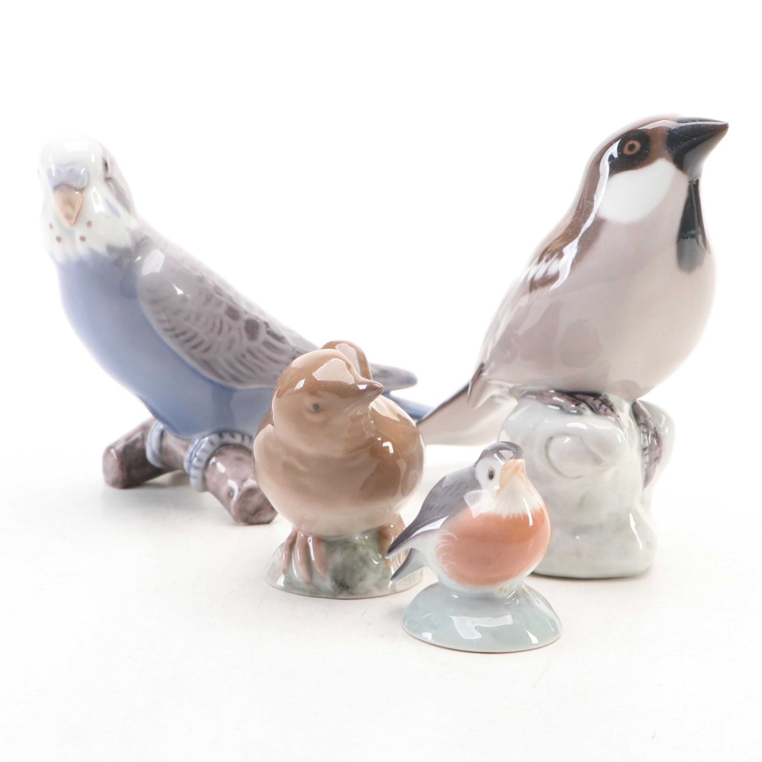 Bing & Grøndahl and Royal Copenhagen Porcelain Birds