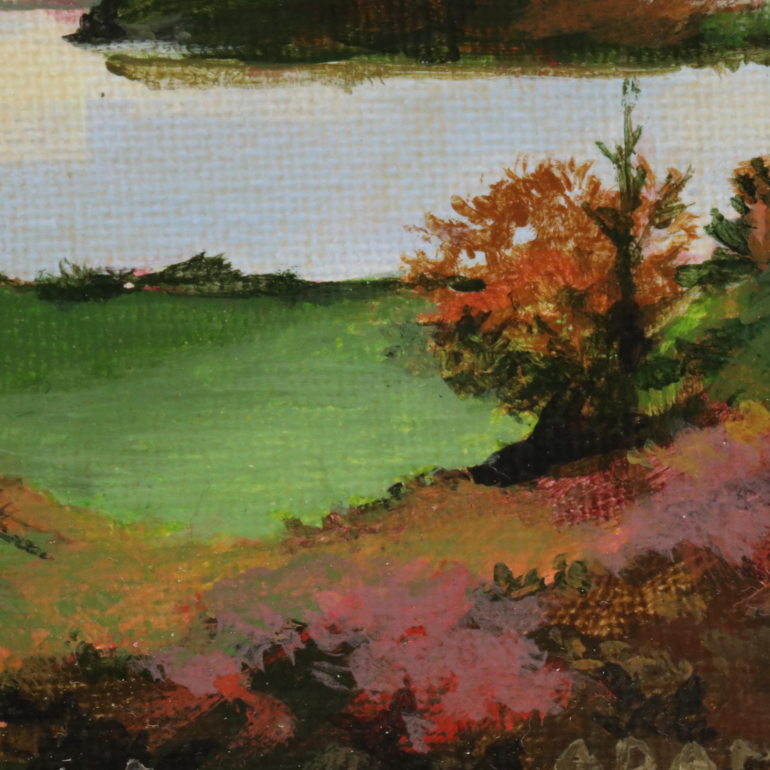 Adams Landscape Oil Painting, 21st Century