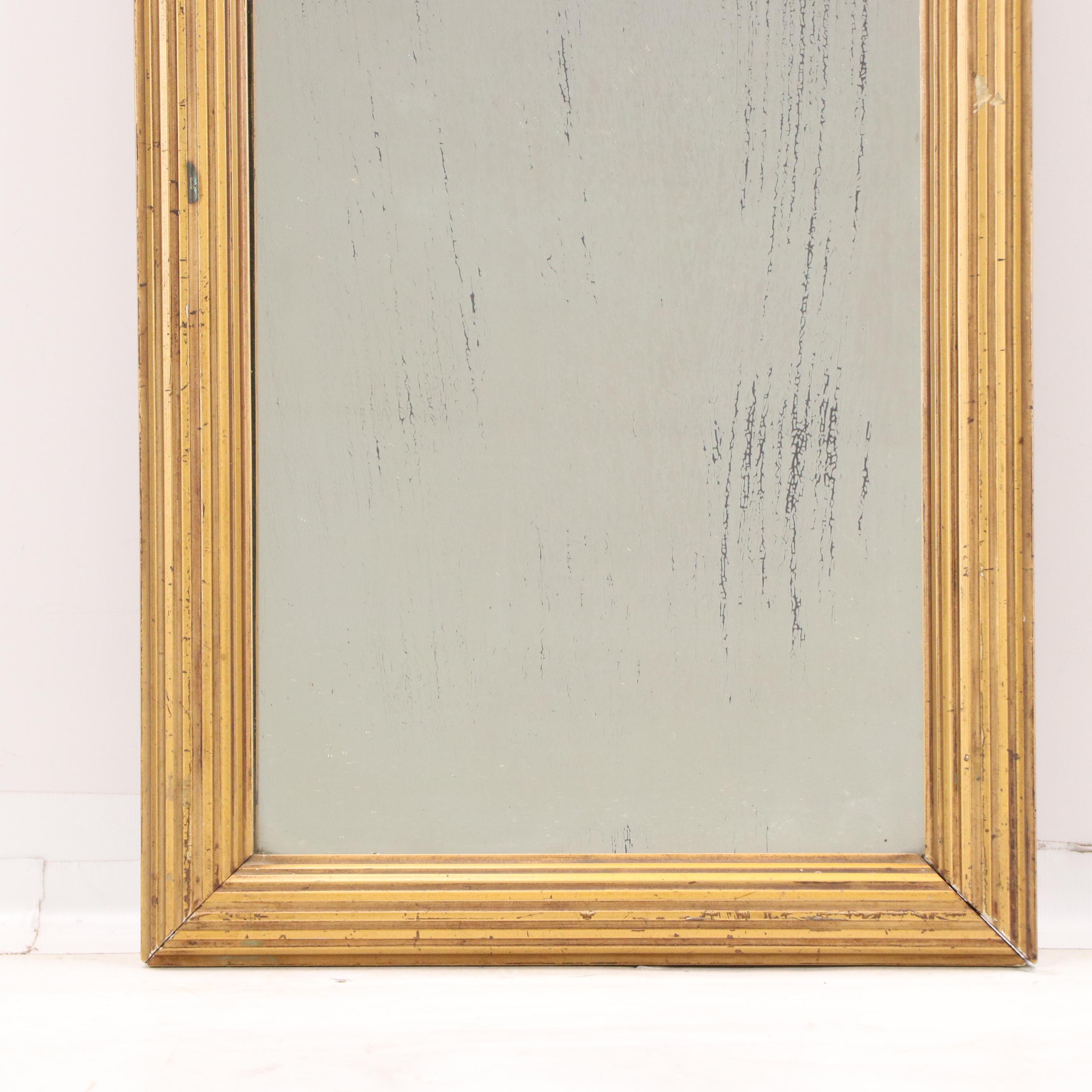 Trumeau Mirror with Bucolic Scene