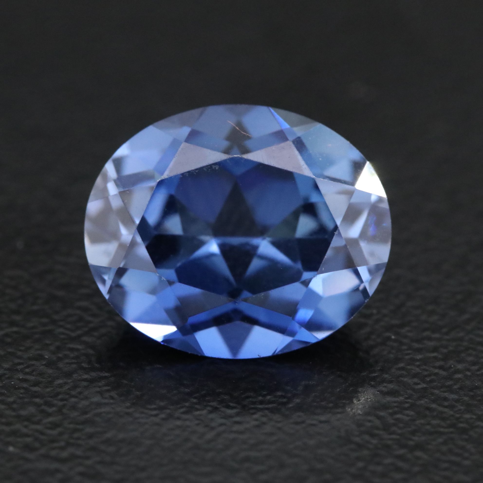 Loose 6.24 CT Lab Grown Sapphire