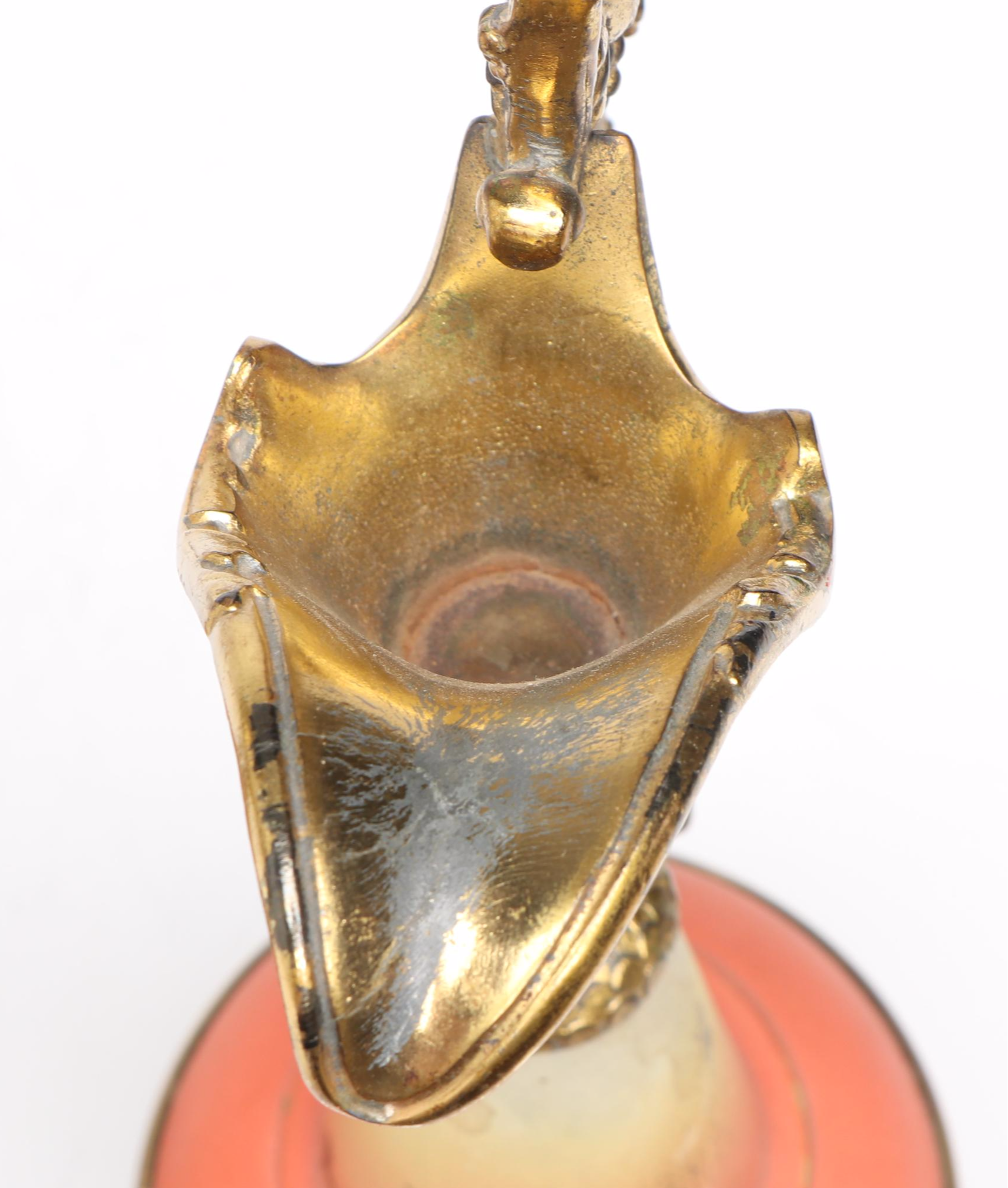 Pair of Victorian Style Ewer Metal Candlesticks