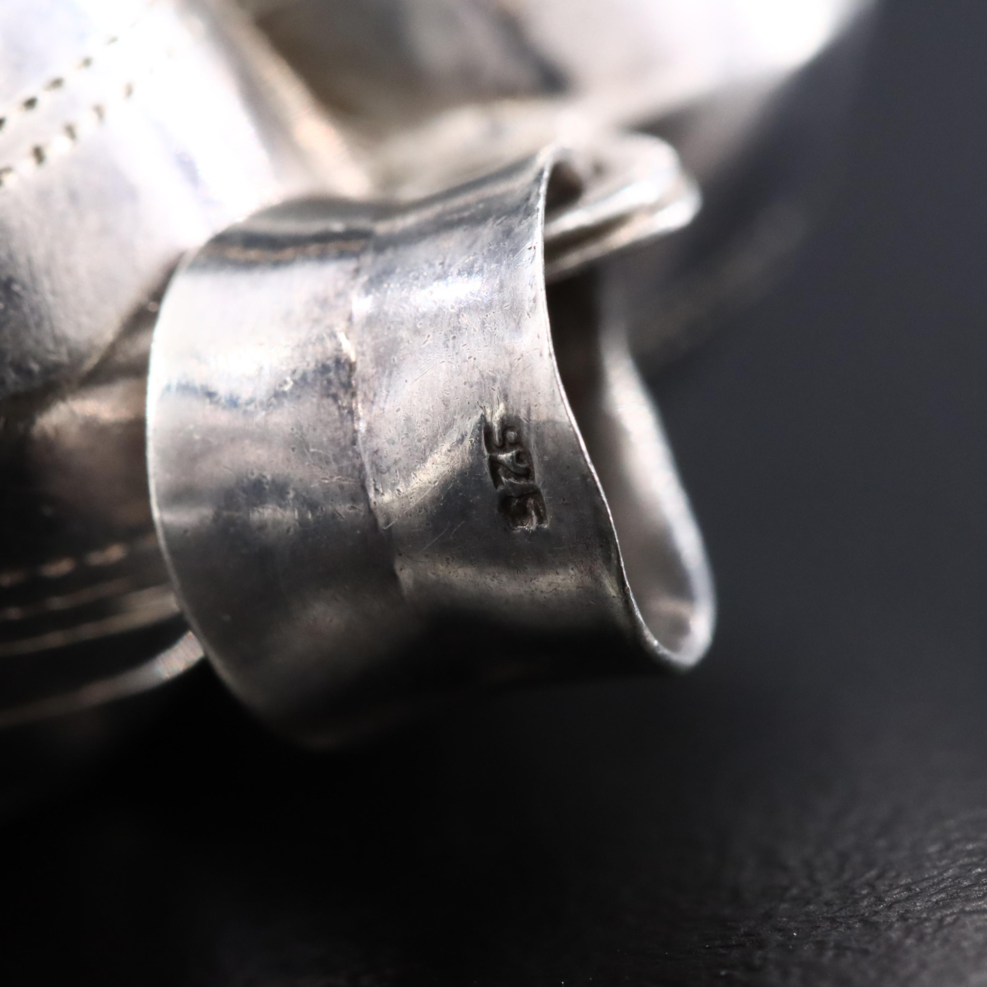 Sterling Puff Heart Pendant