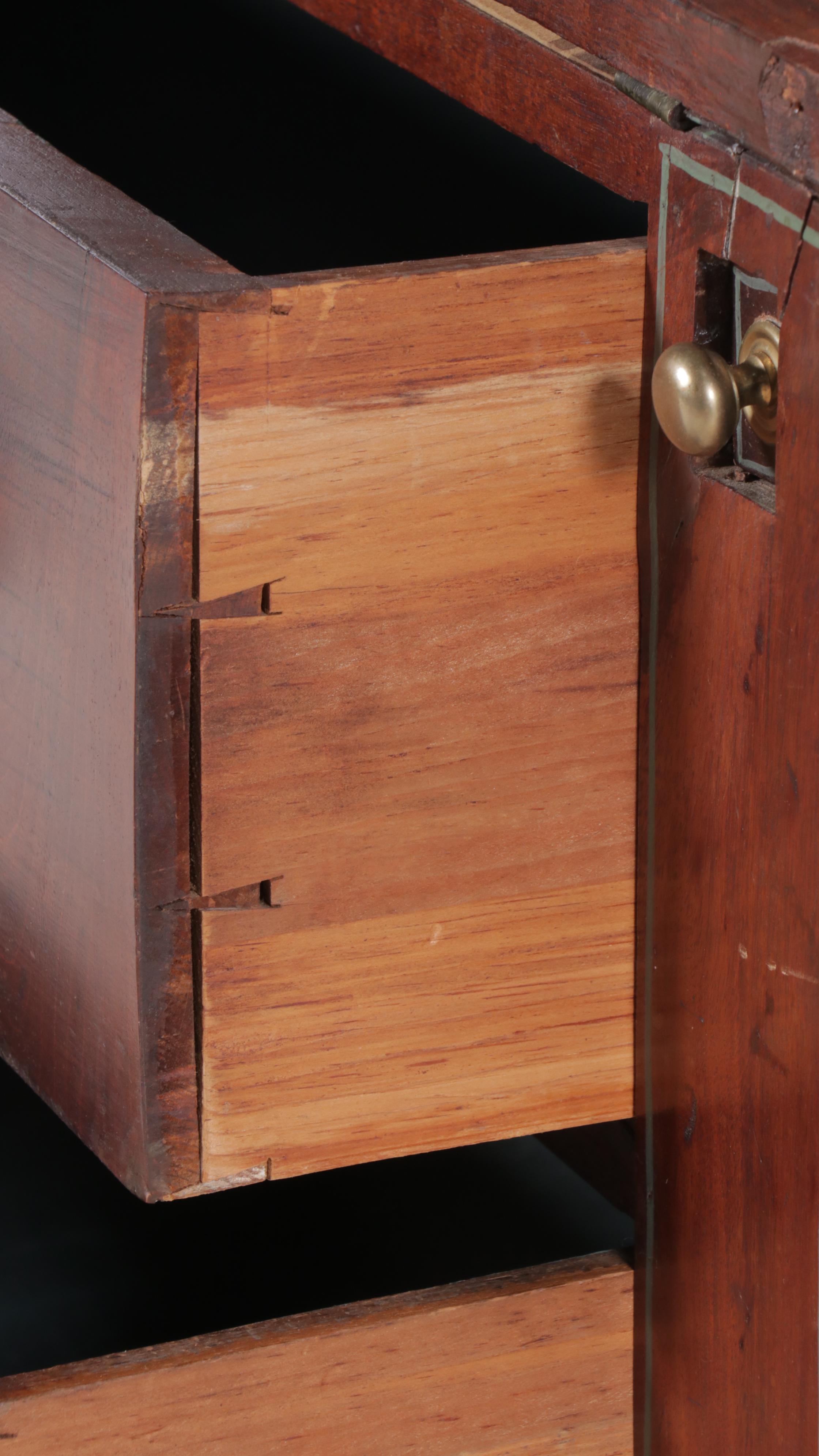 Southern Federal Style Mahogany Clerks or Butlers Secretary Desk