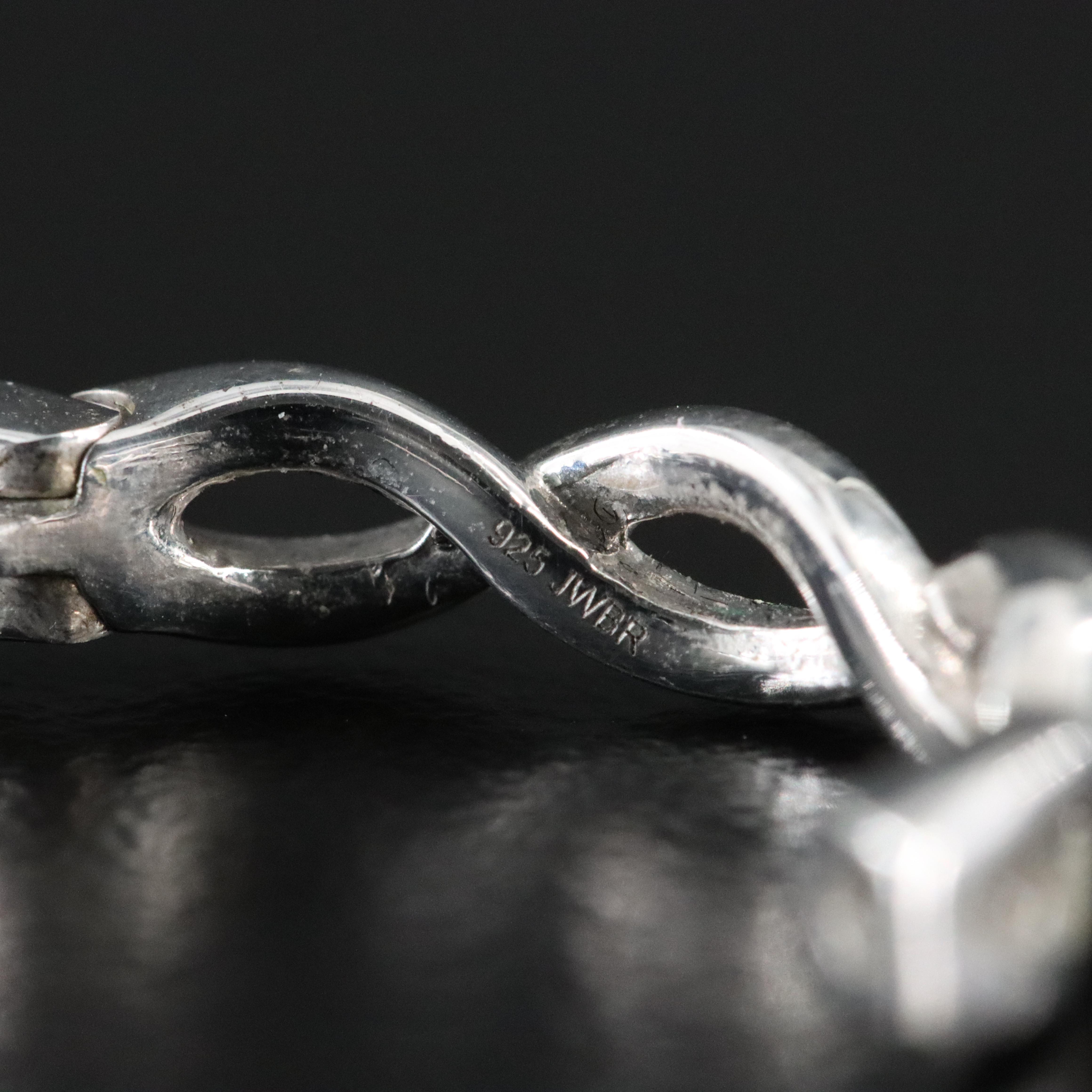 Sterling Diamond Twist Hoop Earrings with Fancy Black Diamonds