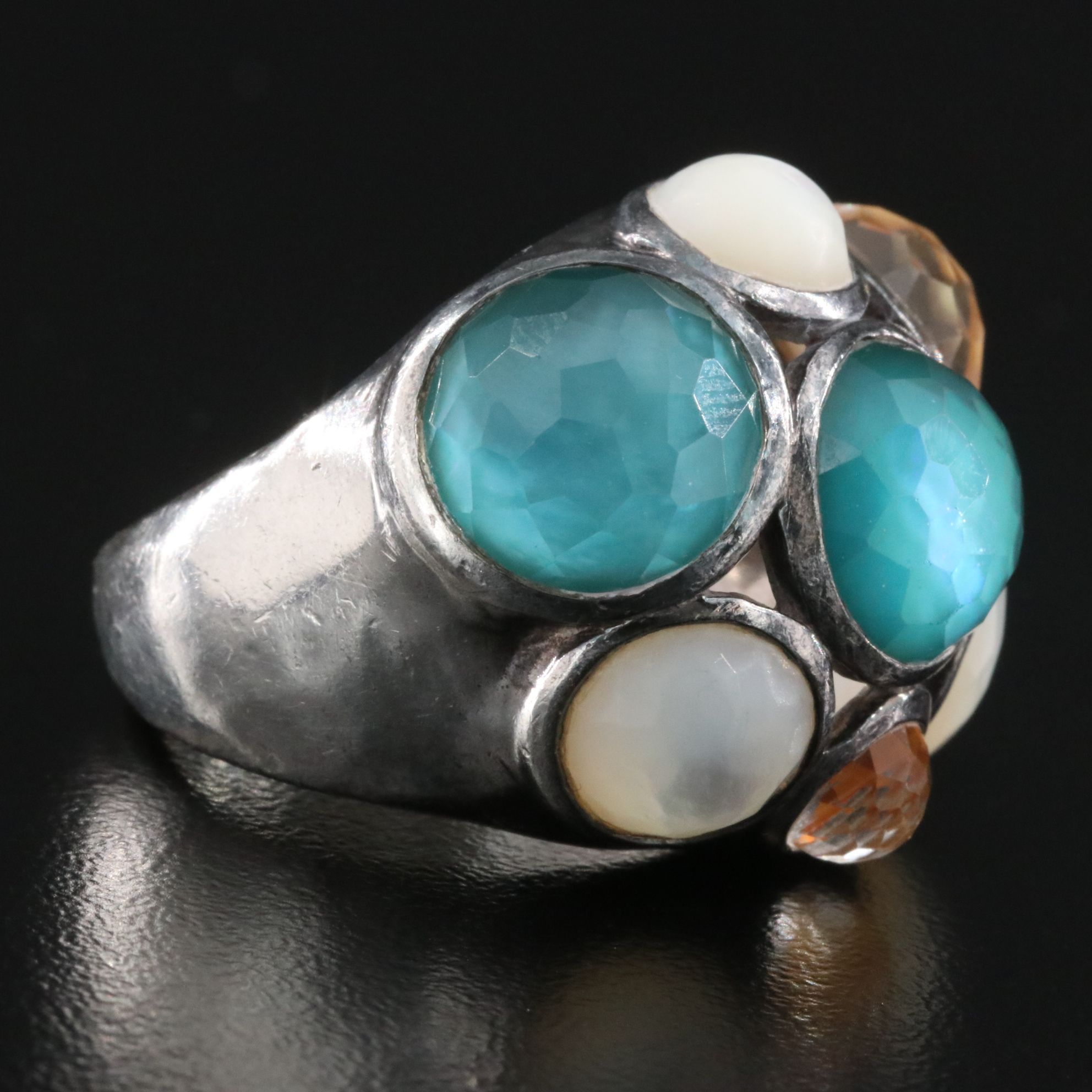 Ippolita Rock Candy Sterling and Multi Gemstone Dome Ring