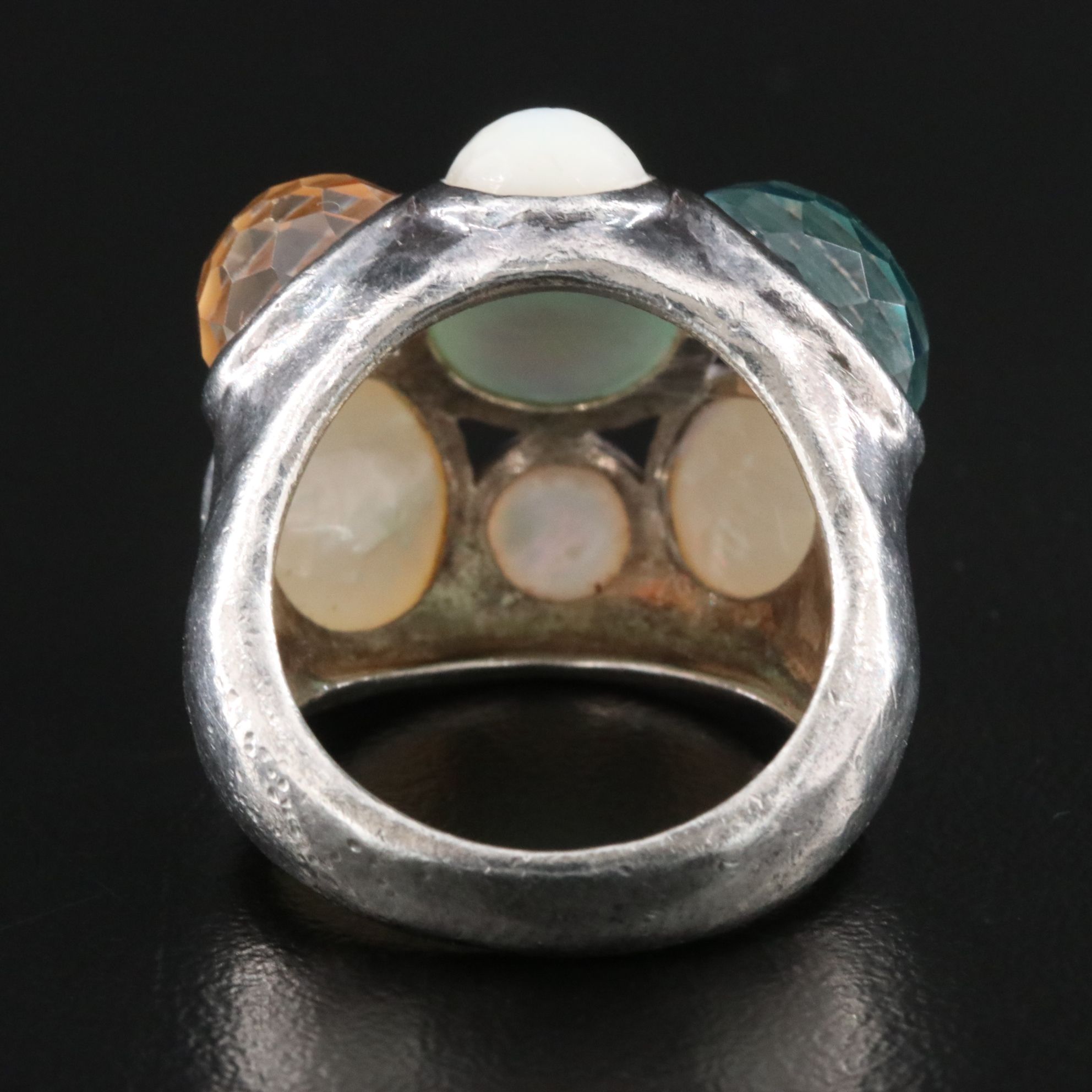 Ippolita Rock Candy Sterling and Multi Gemstone Dome Ring