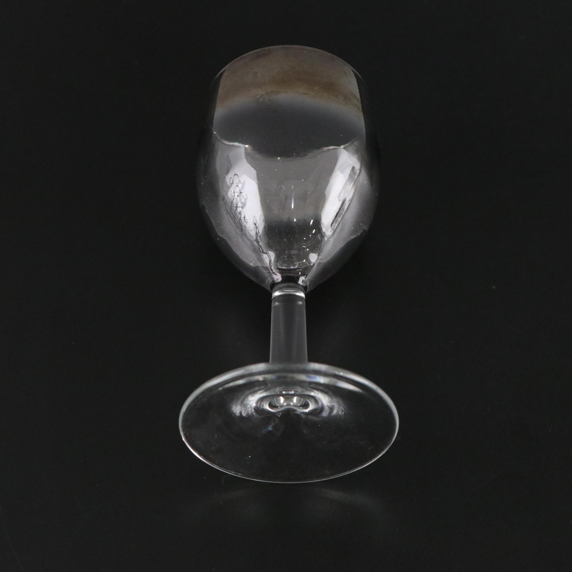 Mid Centry Modern Dorothy Thorpe Silver Fade Glasses & Caddy