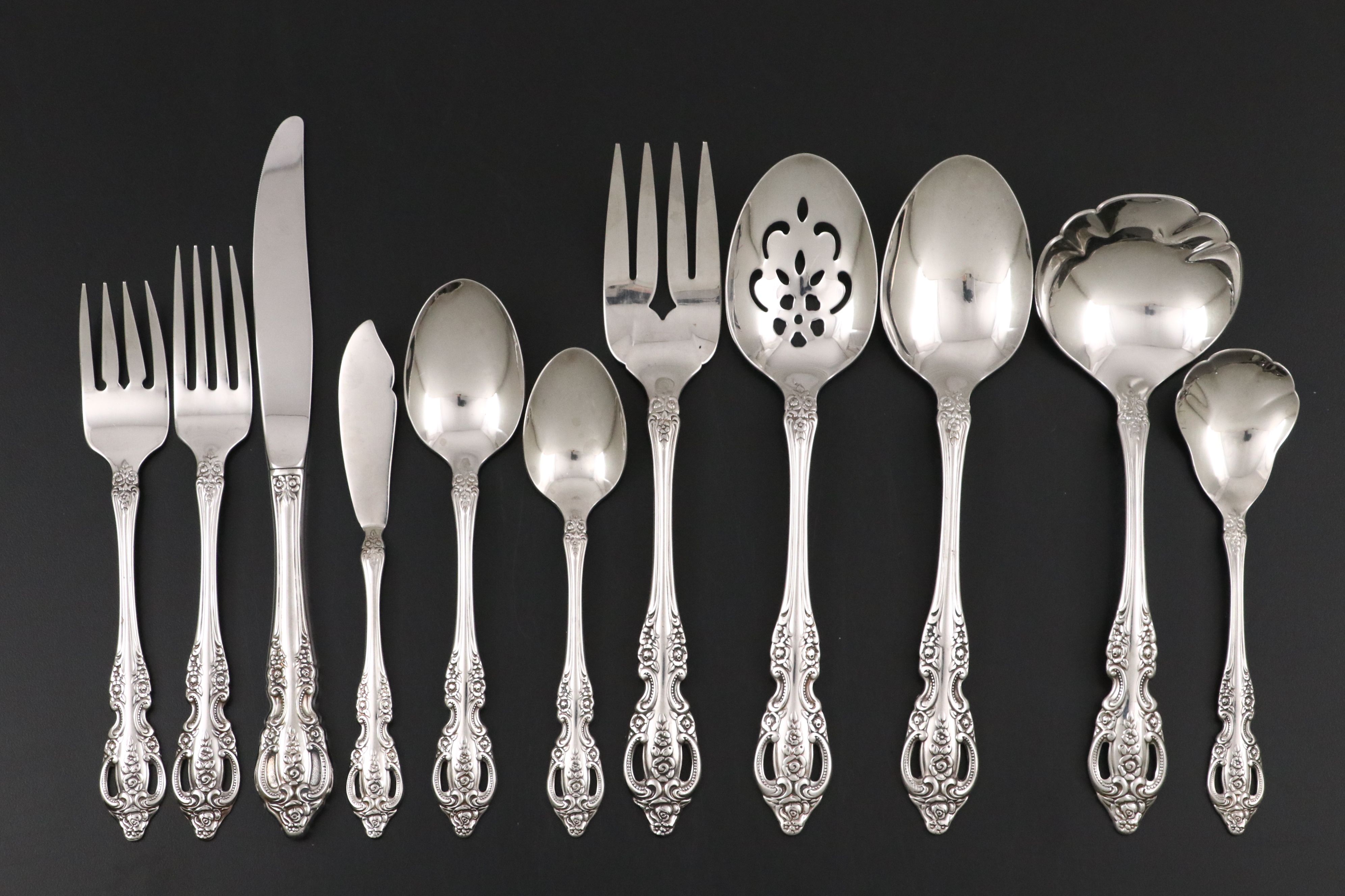 Oneida "Michelangelo" Stainless Steel Flatware and Serving Utensils