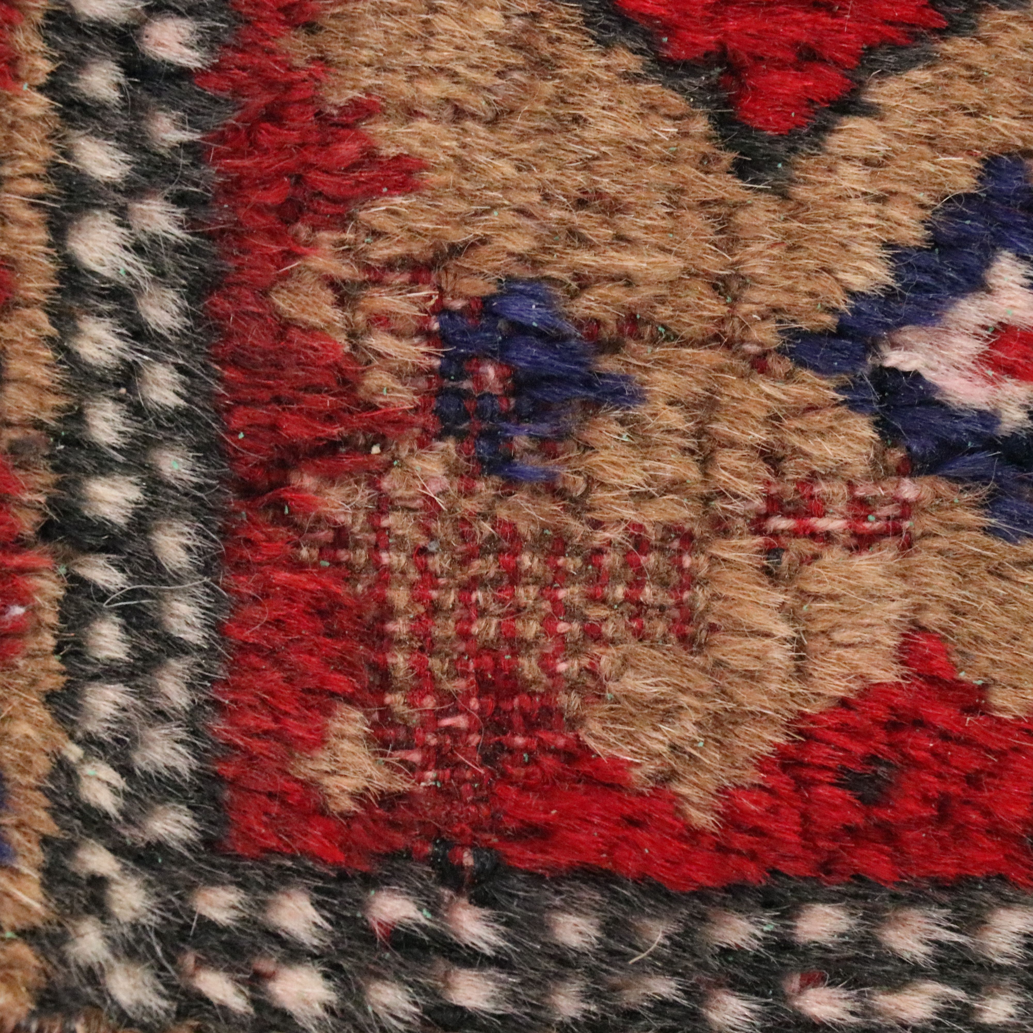 2'8 x 3'7 Hand-Knotted Caucasian Kazak Style Accent Rug