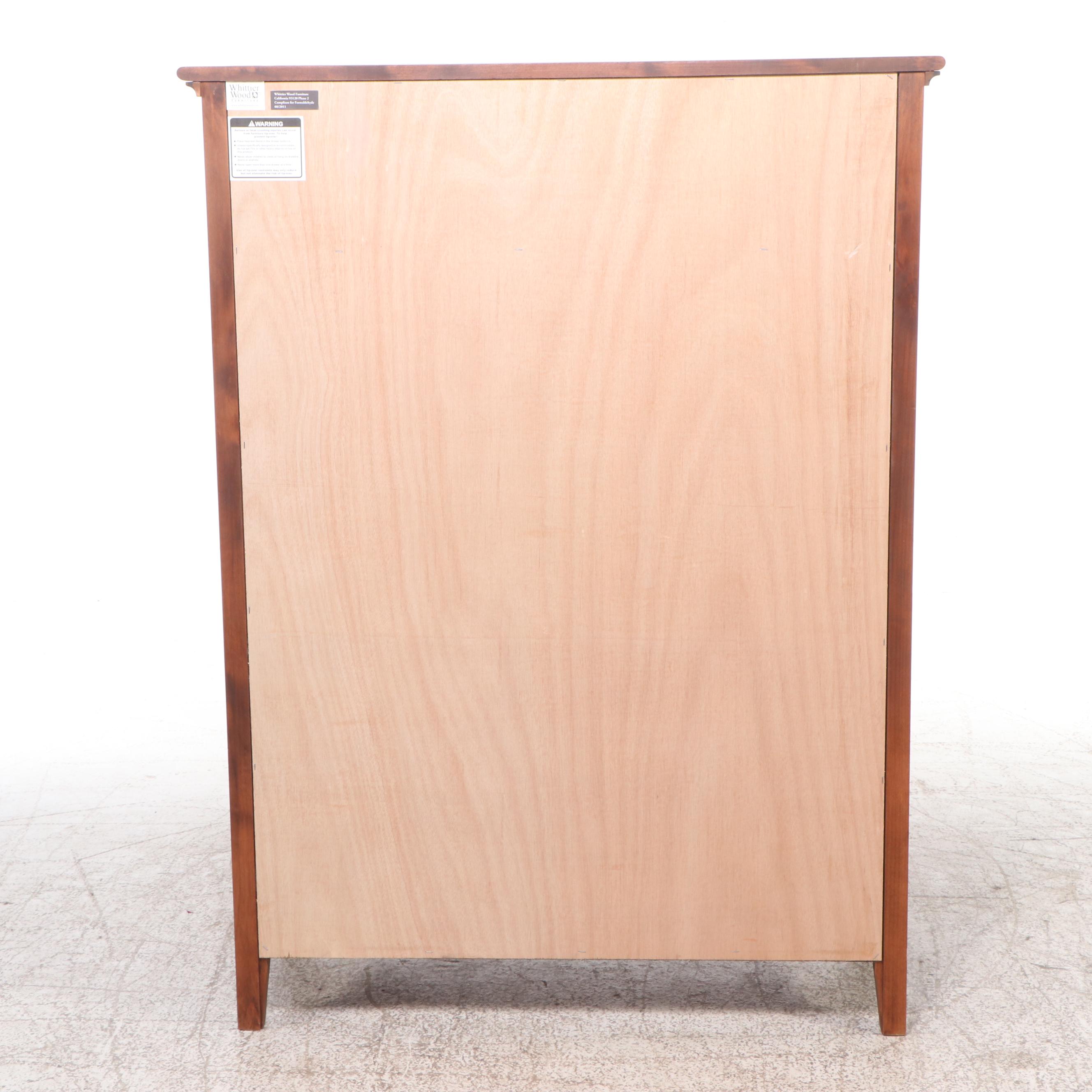 Whittier Wood Traditional Style Chest of Drawers