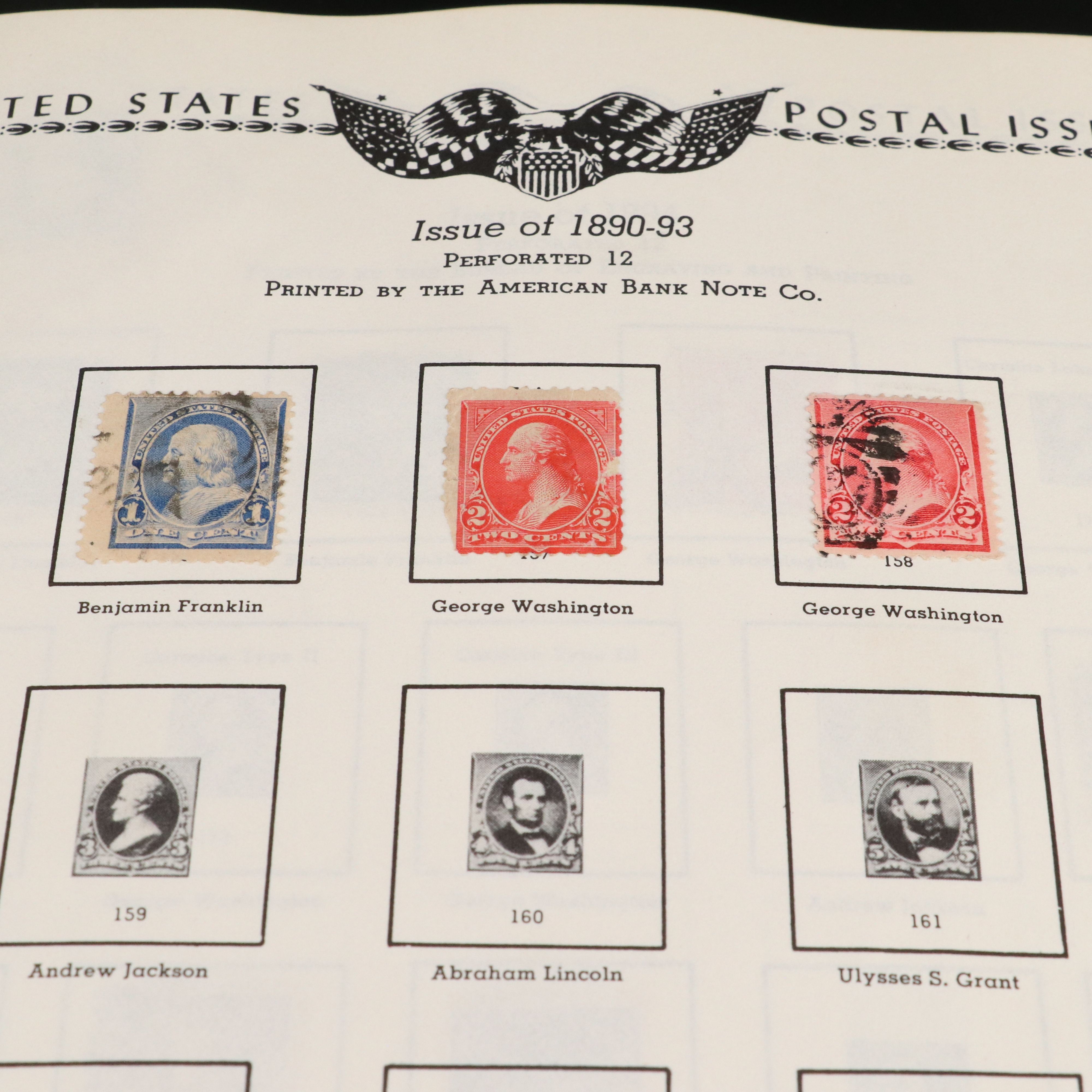 Two Albums with United States Plate Blocks and Pre-Cancled Stamps