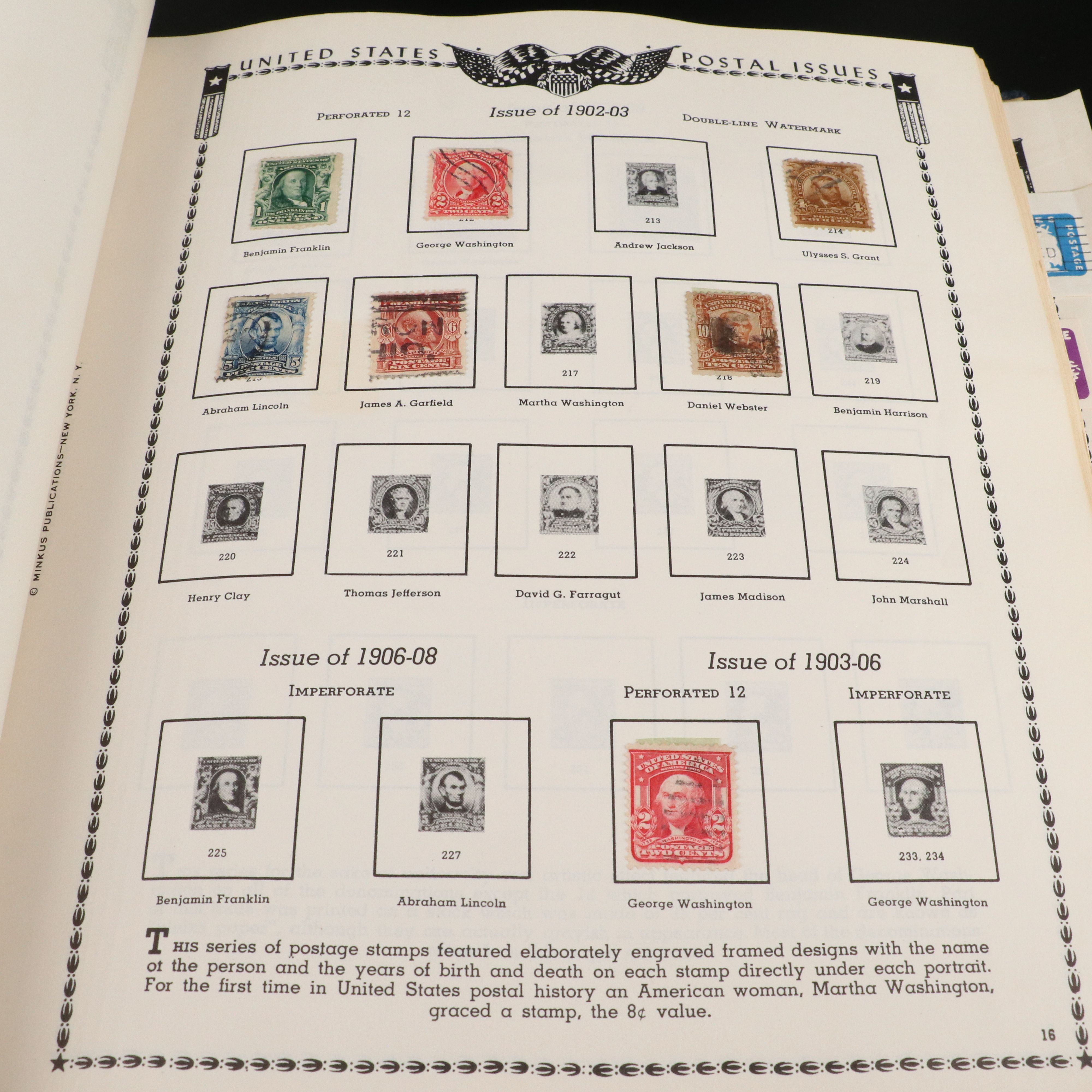 Two Albums with United States Plate Blocks and Pre-Cancled Stamps