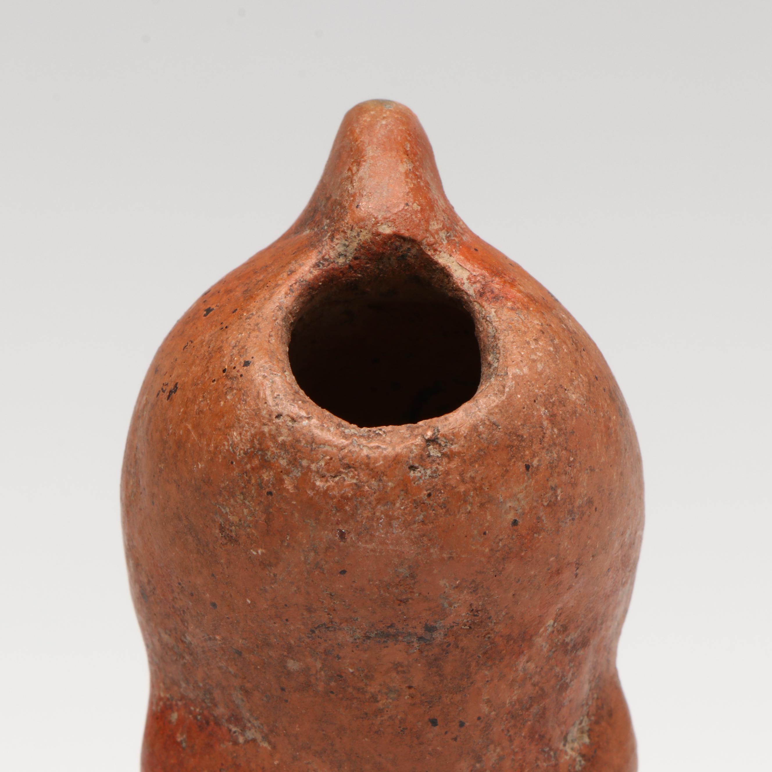 Pre-Columbian Colima Pottery Phumaco Male Figure, Circa 100 BCE–250 CE