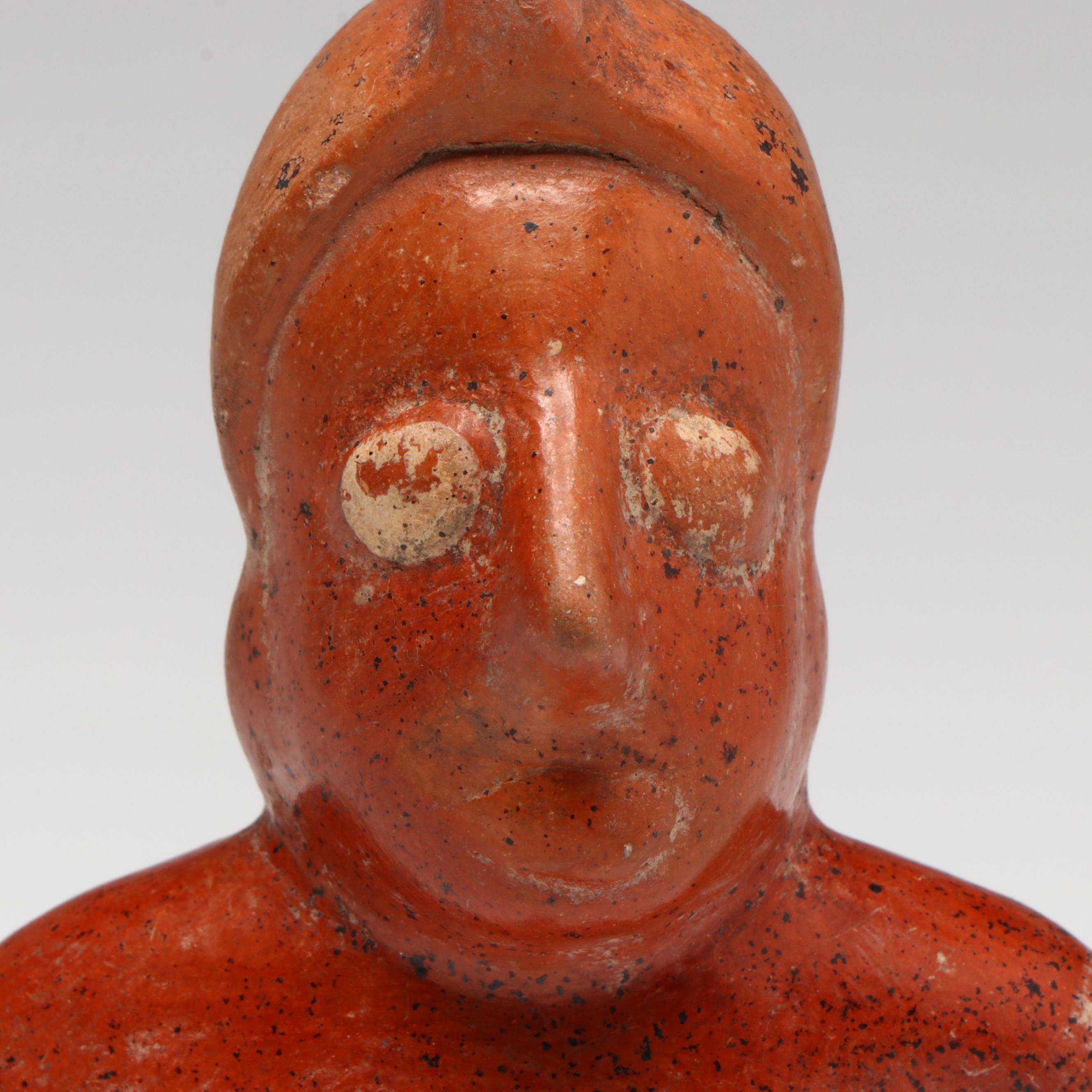 Pre-Columbian Colima Pottery Phumaco Male Figure, Circa 100 BCE–250 CE