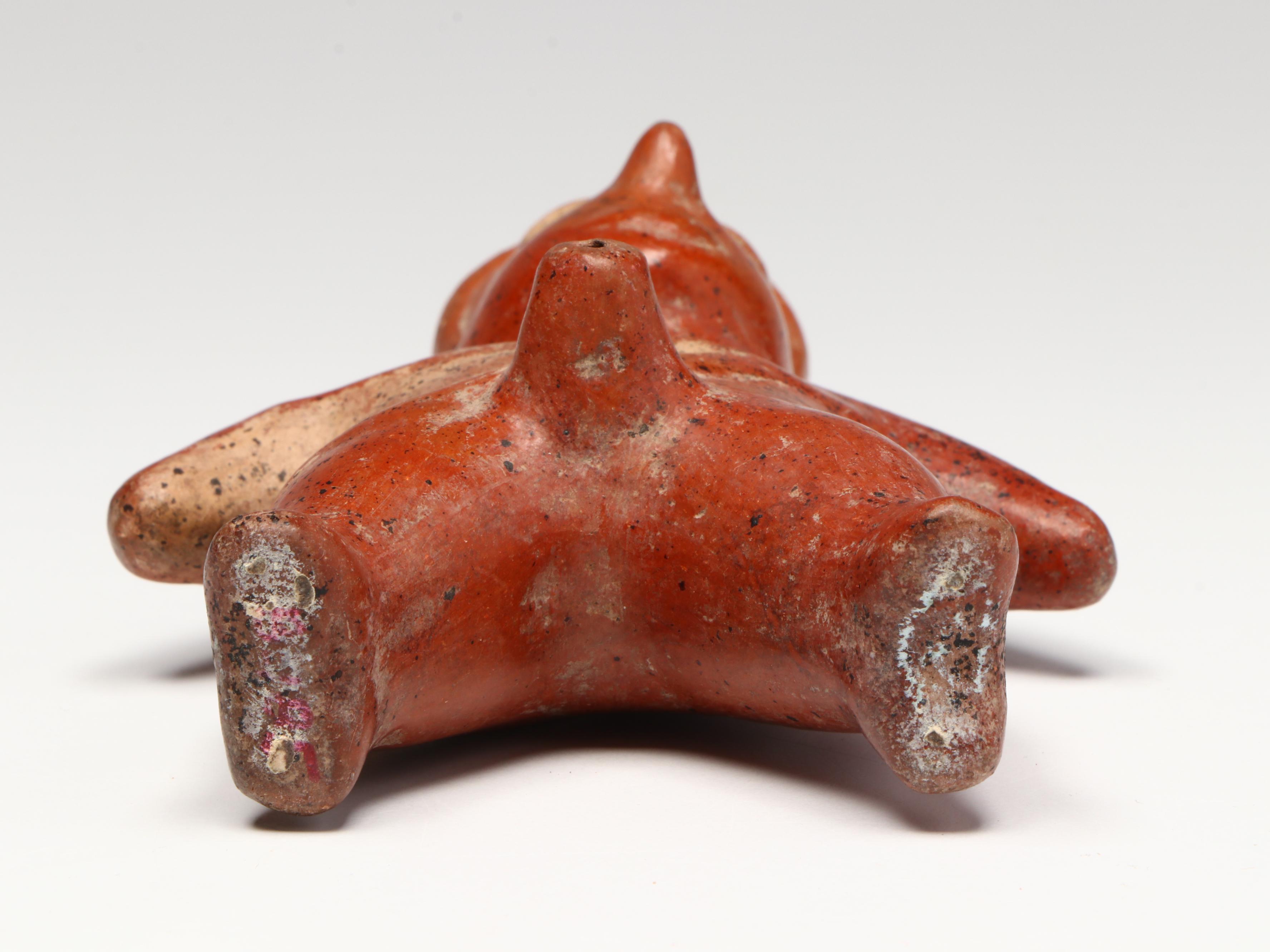 Pre-Columbian Colima Pottery Phumaco Male Figure, Circa 100 BCE–250 CE