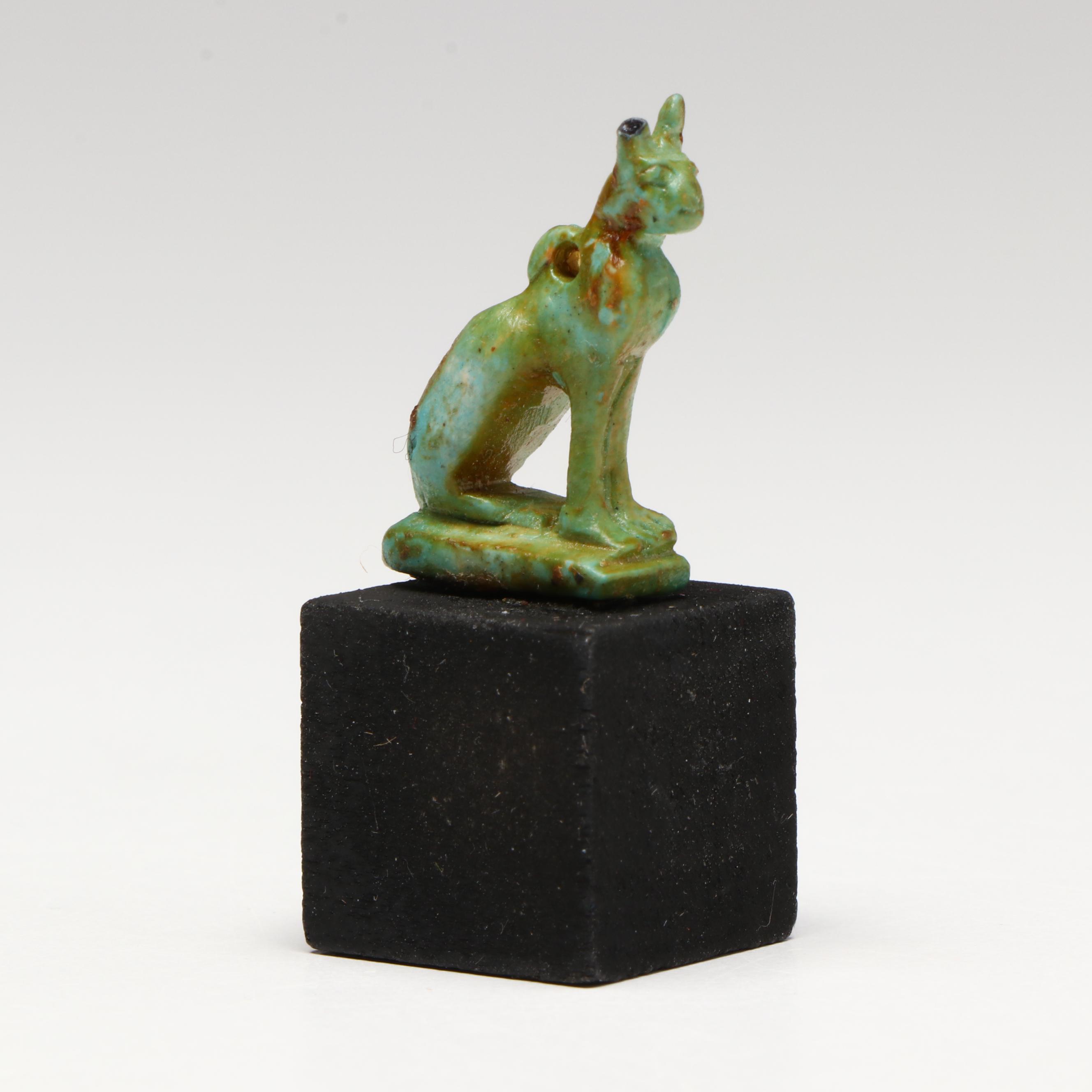 Ancient Egyptian Style Cat Amulet, 20th Century