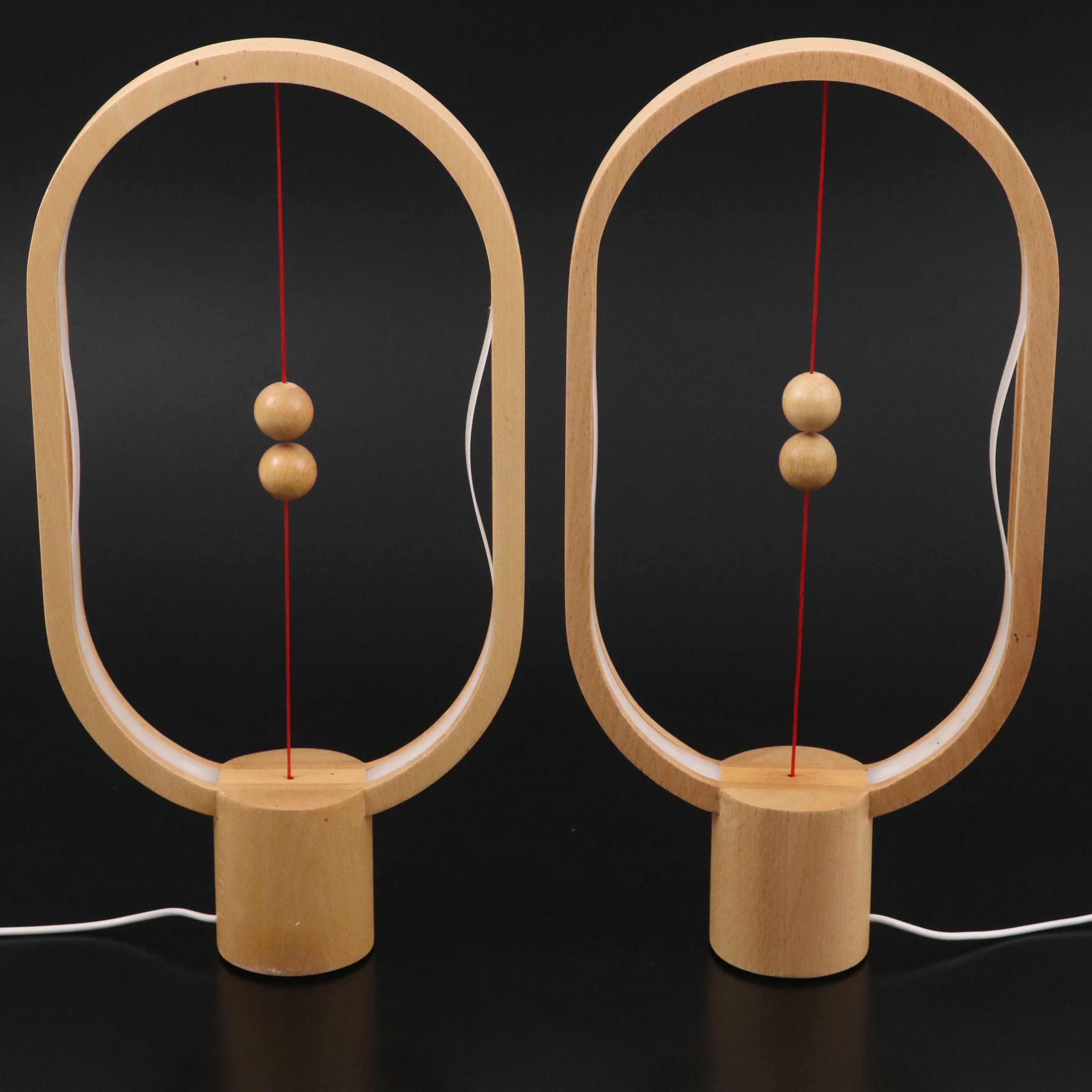 DesignNest Wood and Acrylic Heng Balance Lamps