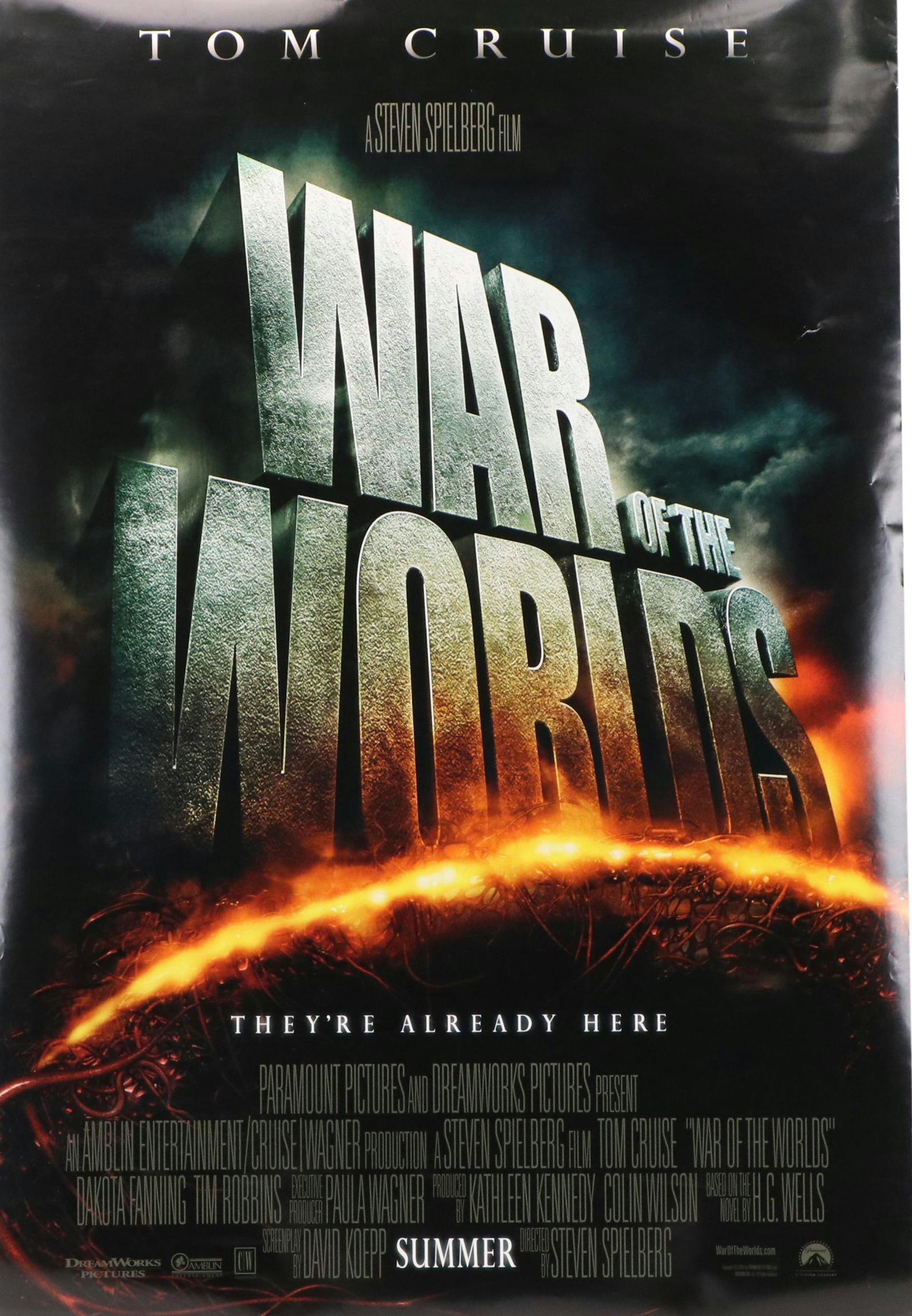 "War of the Worlds" Offset Lithograph Movie Posters, 2005