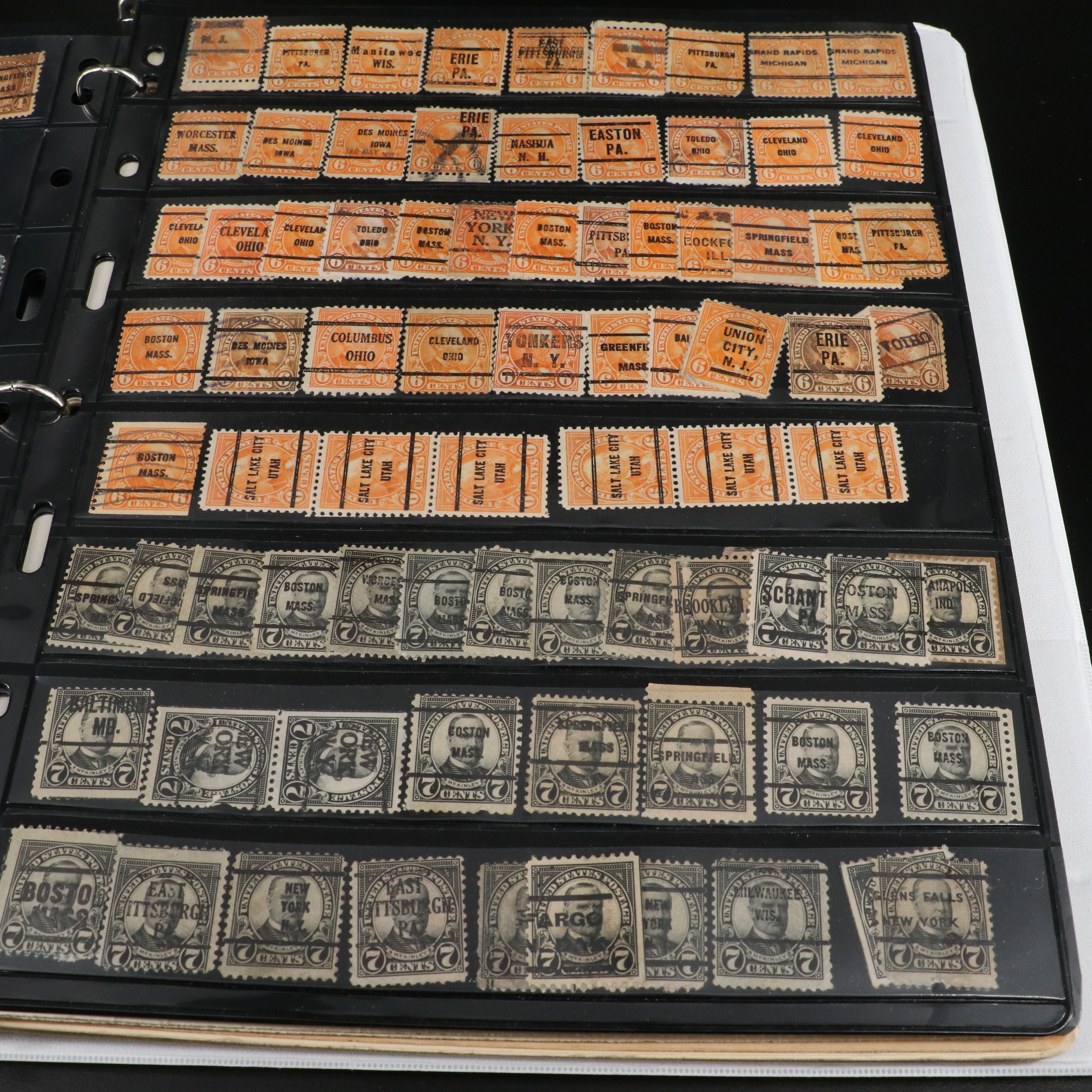 Two Albums with U.S and World Stamps