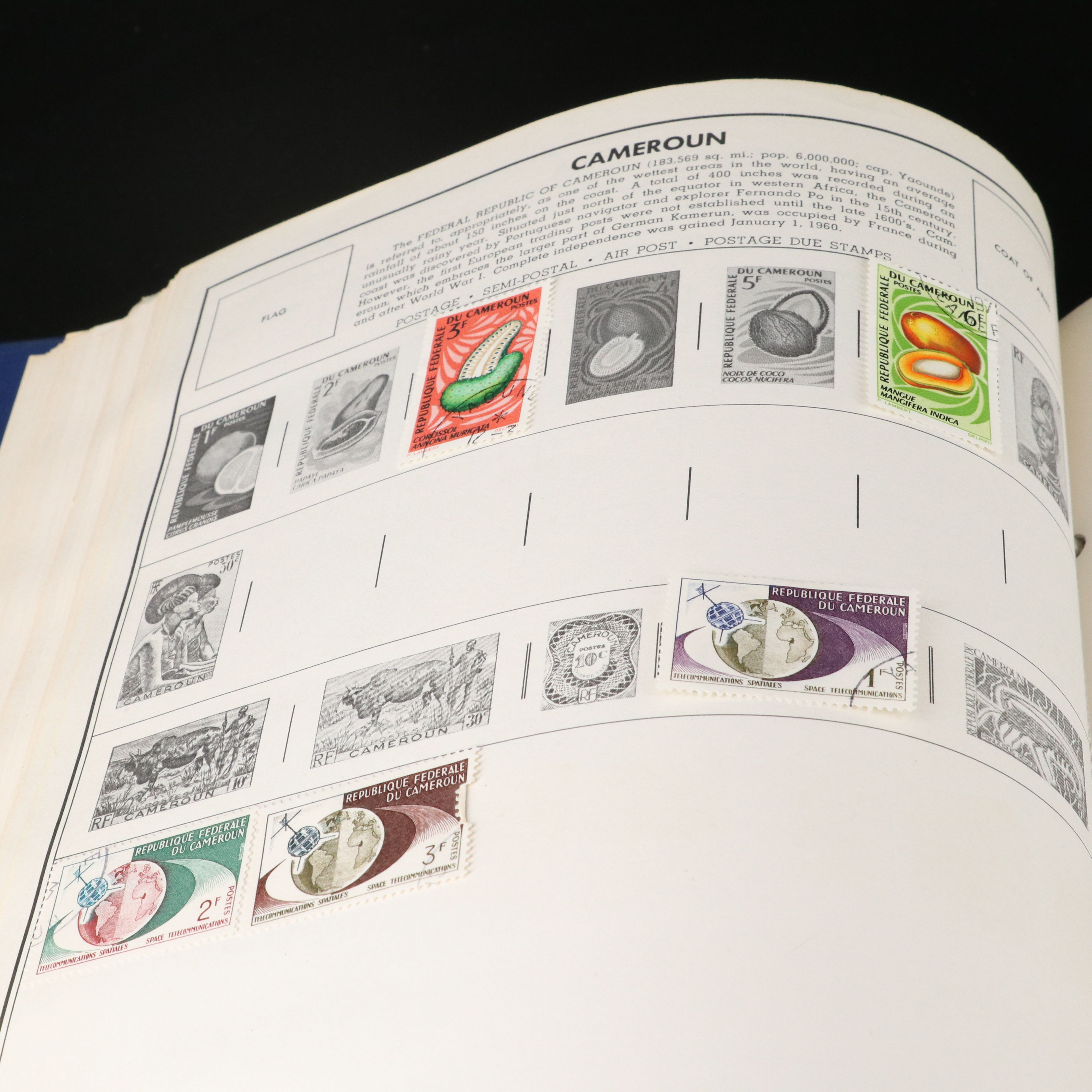 Two Albums with U.S and World Stamps