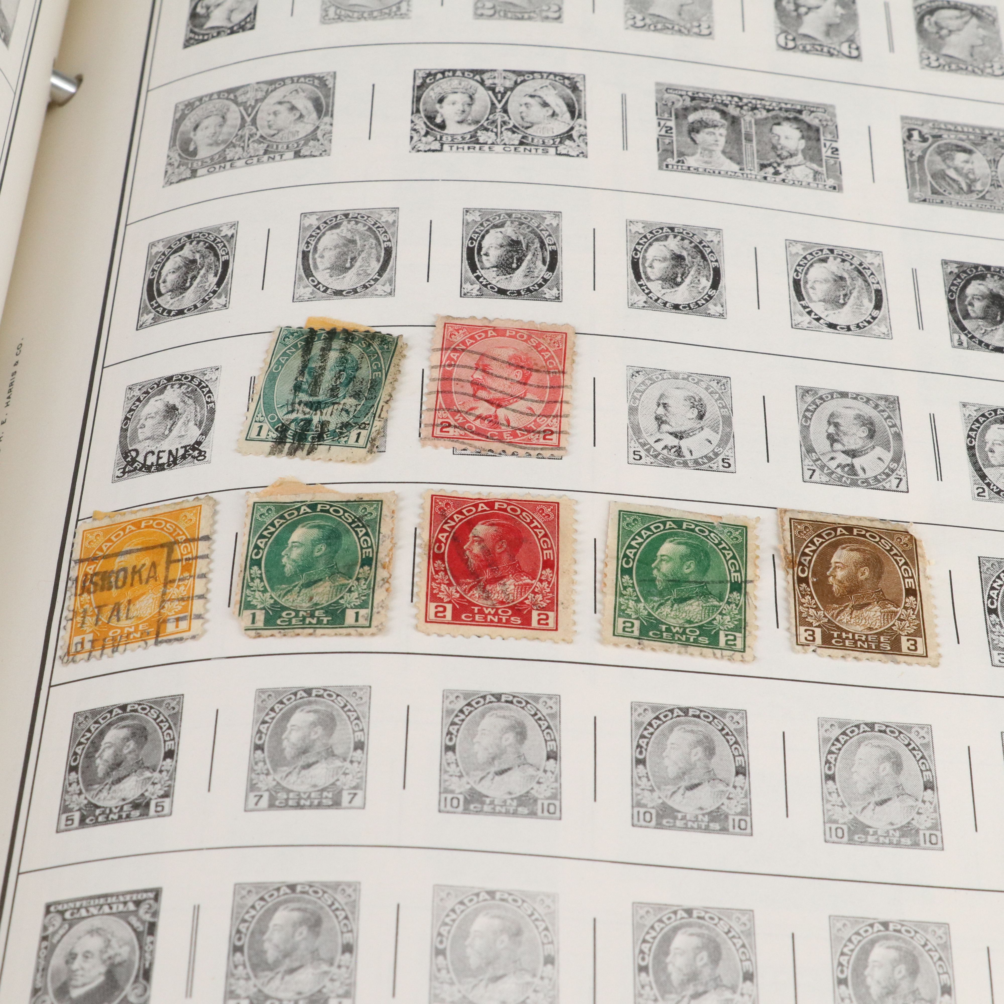 Two Albums with U.S and World Stamps